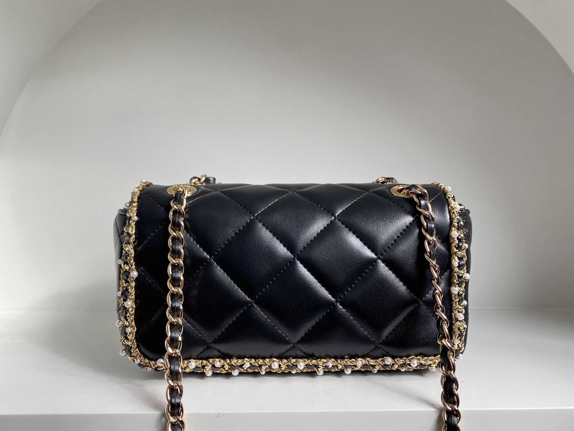 Ch@nel Flap Bag-21x12x7.5CM