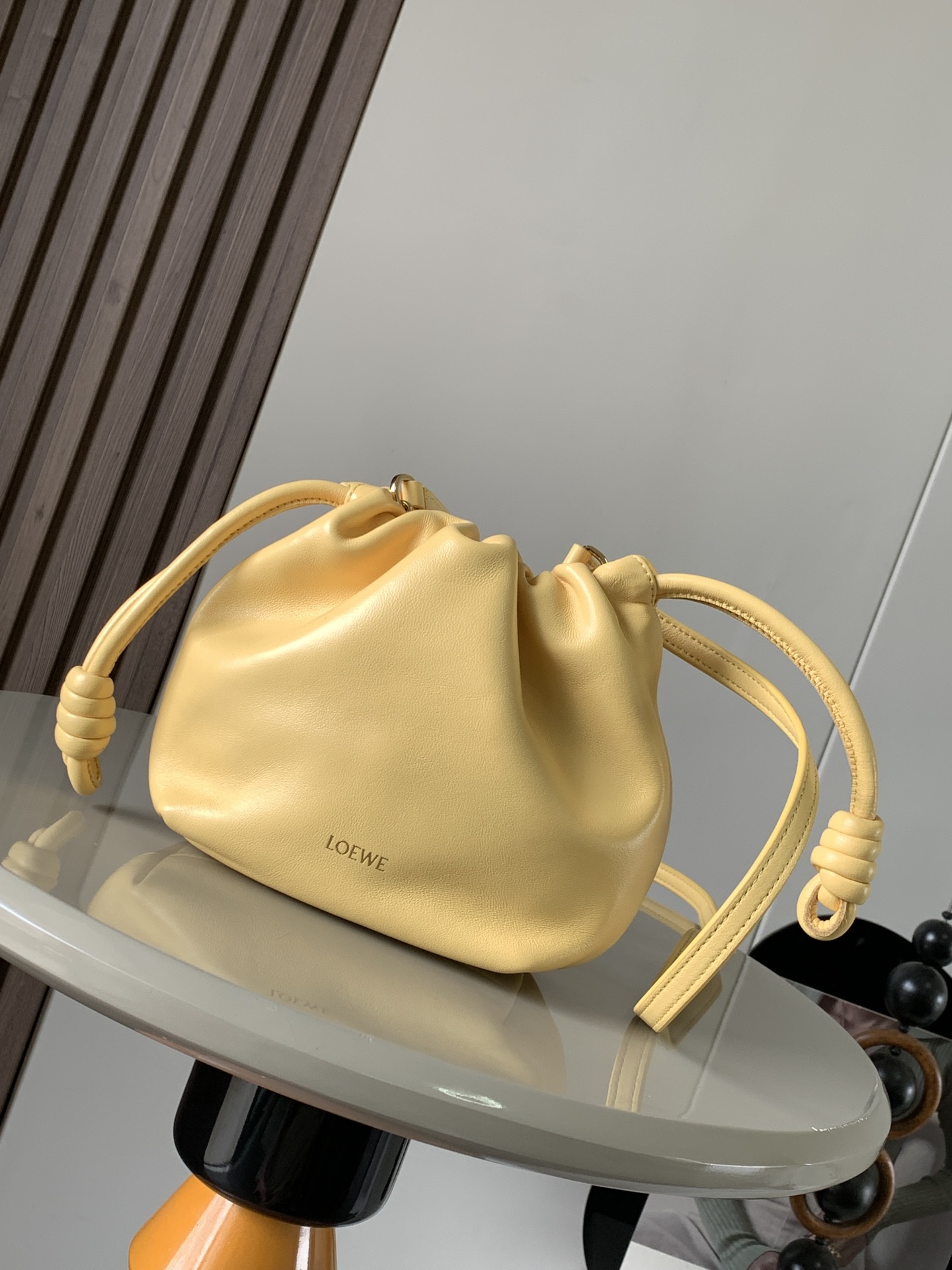 L0ew* mini flamenco purse bag-23*17*5.5cm
