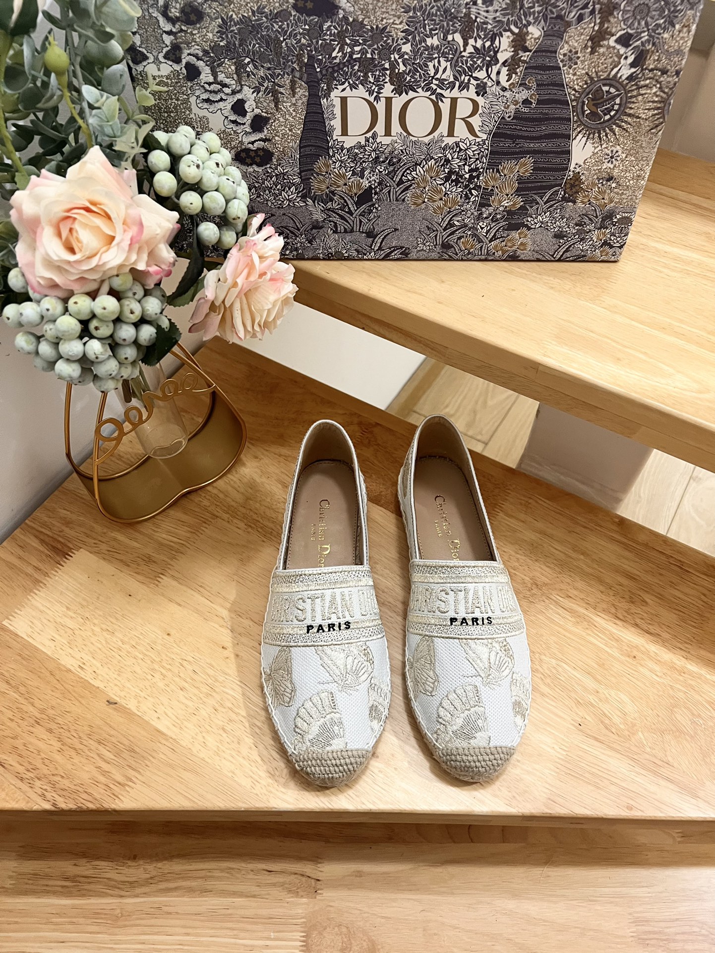 D*or oblique espadrilles