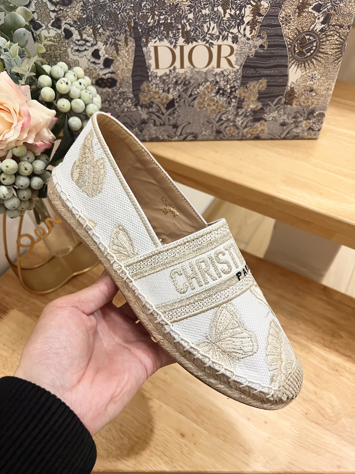 D*or oblique espadrilles