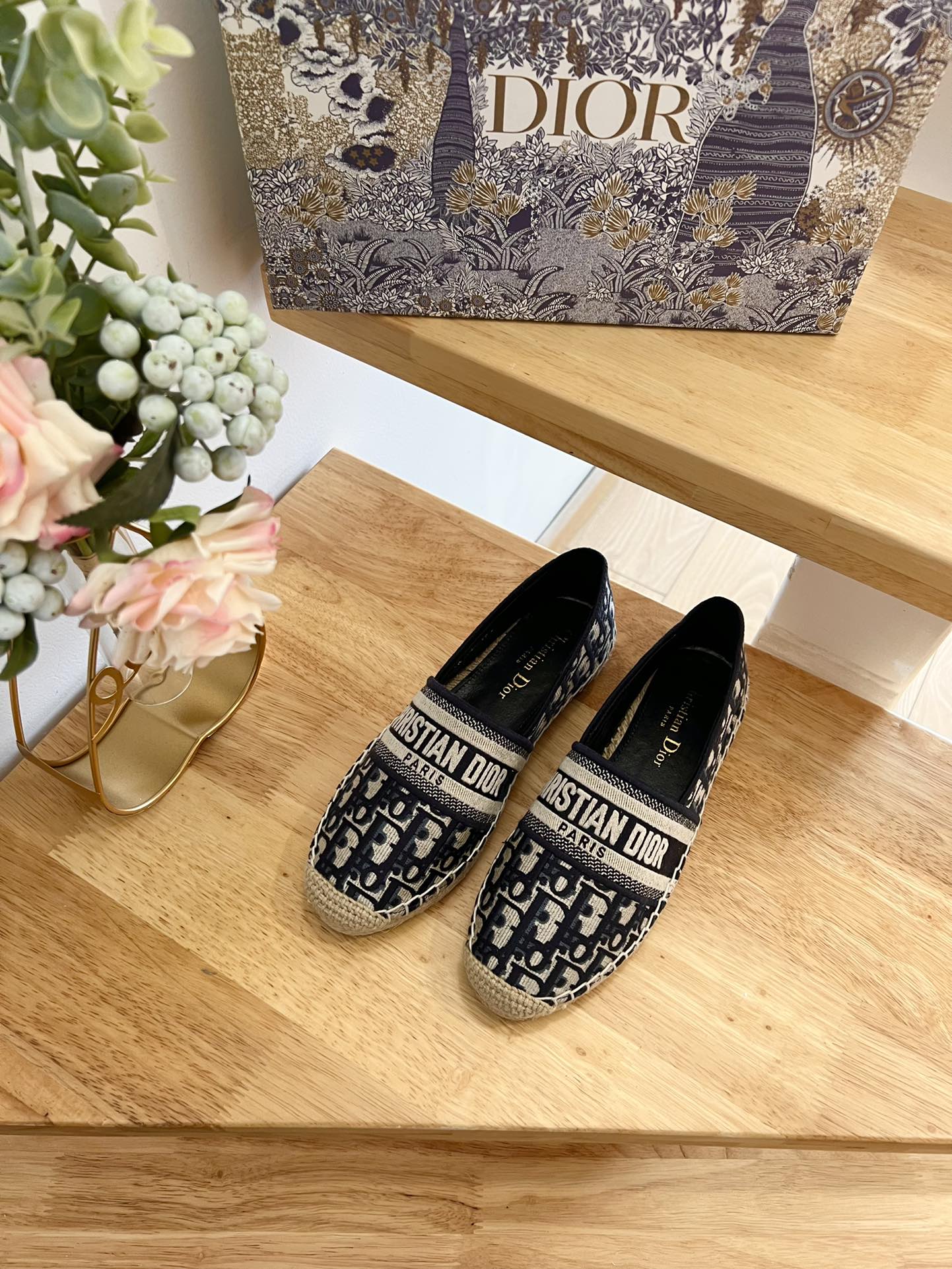 D*or oblique espadrilles