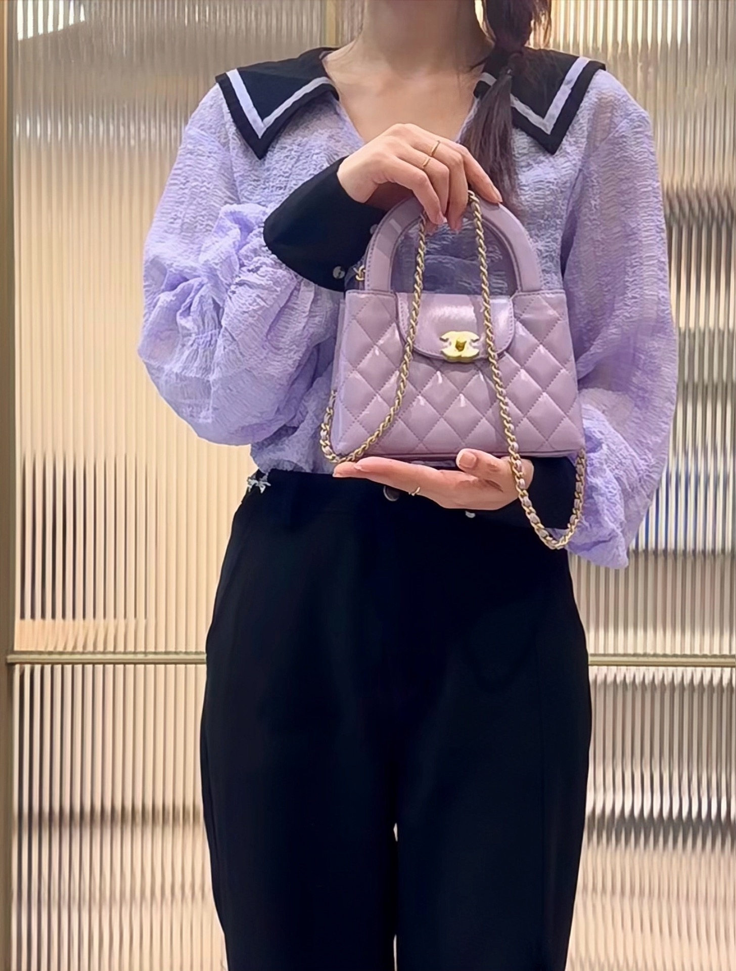 Ch@Nel Kelly Chain Bag-13*19*7CM