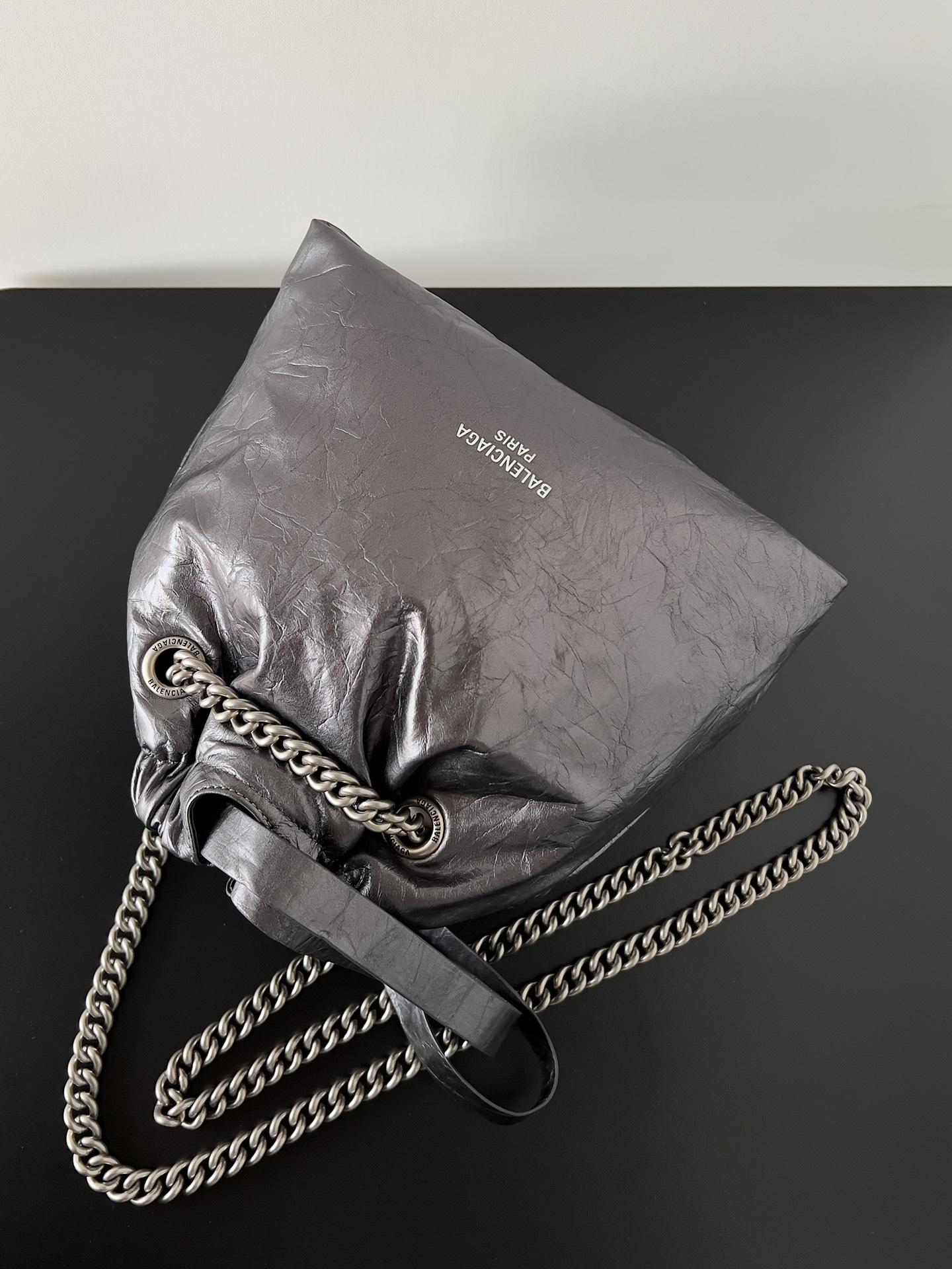 Ba*len*cia*ga crush tote-23.9*25.9*9.9cm