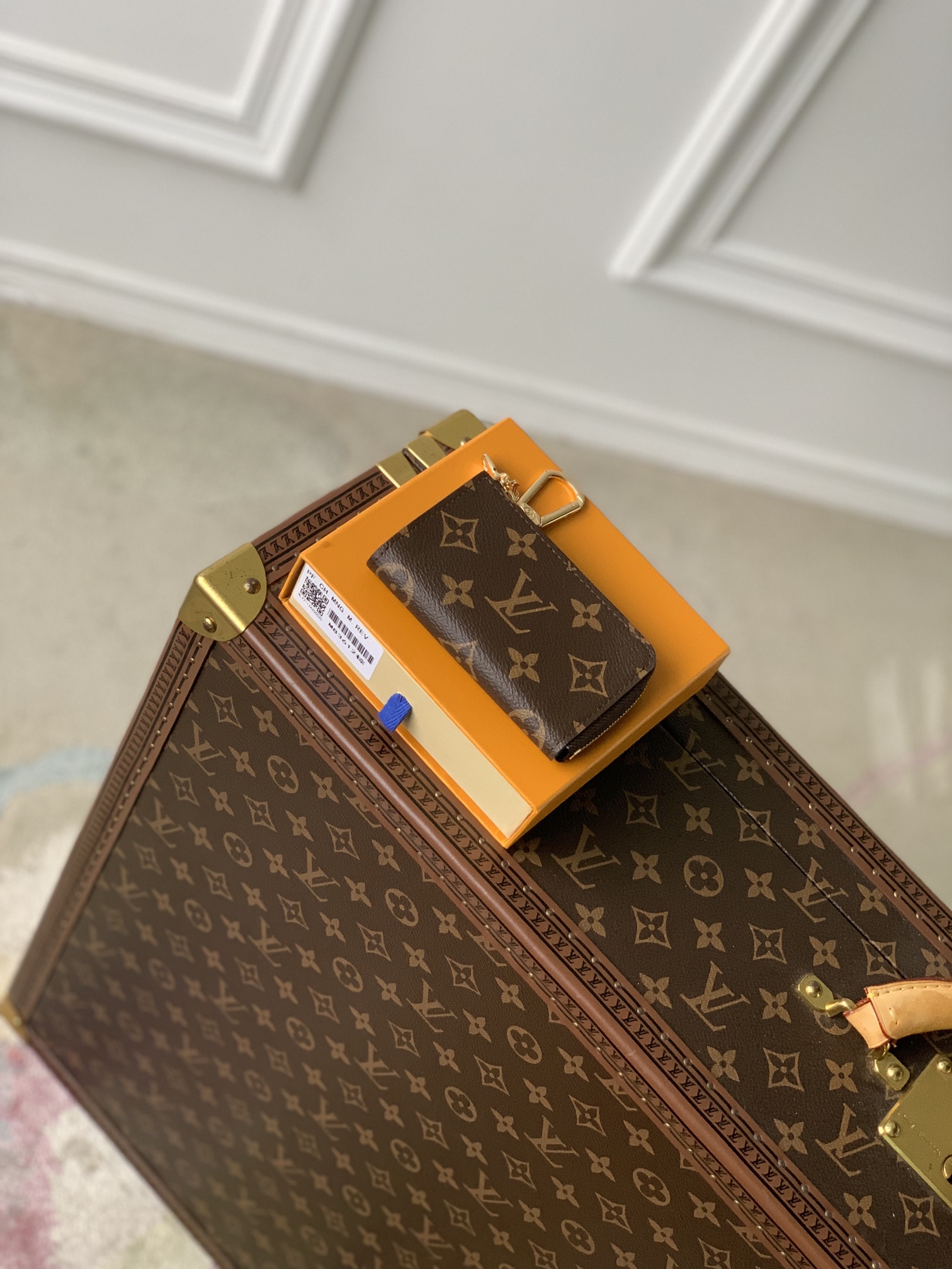 l0*is V*t0n noa wallet-(blue inside)n40632-11x7x1.5cm