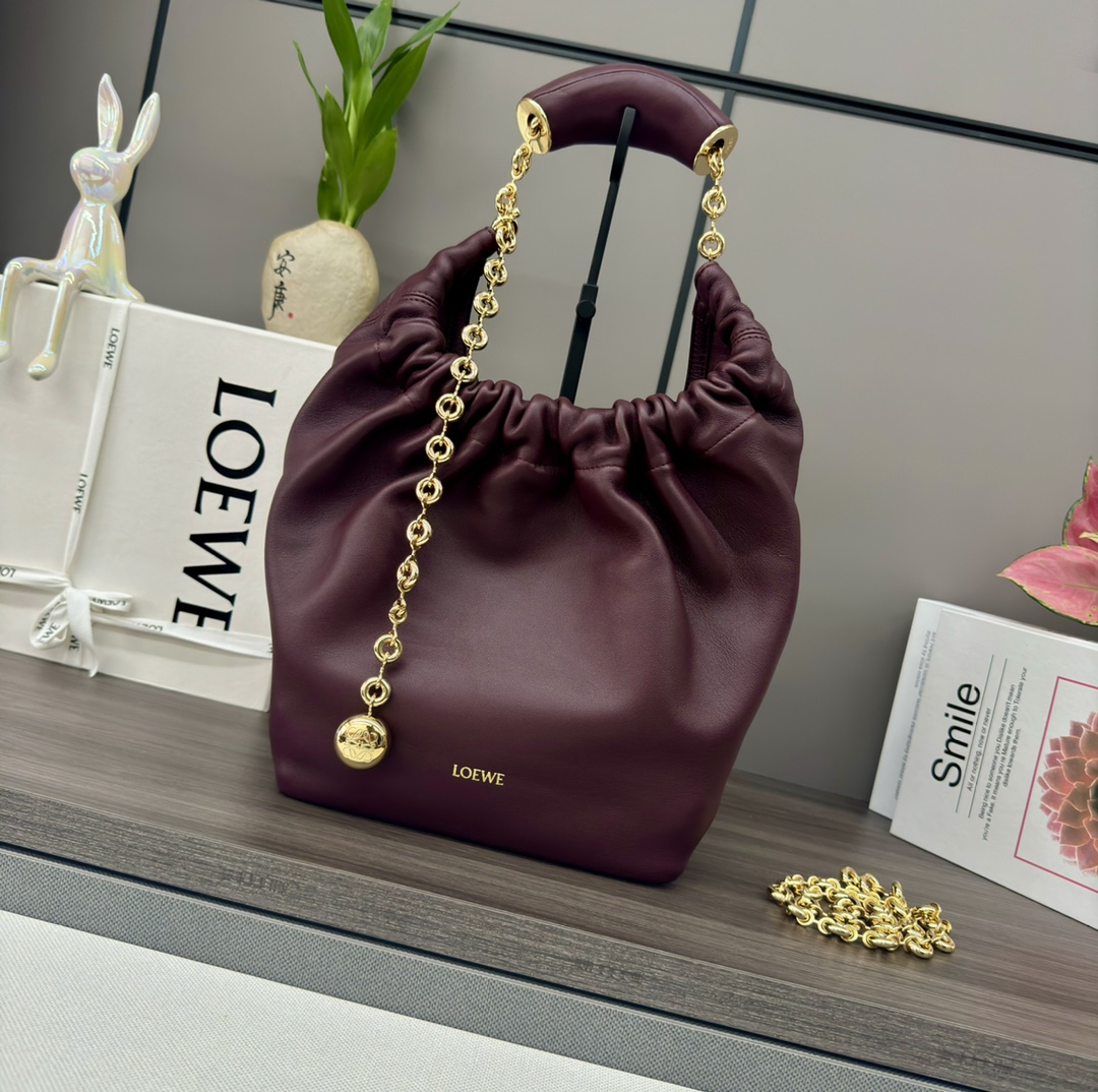 L0ew* squeeze bag-29*24*10.5cm