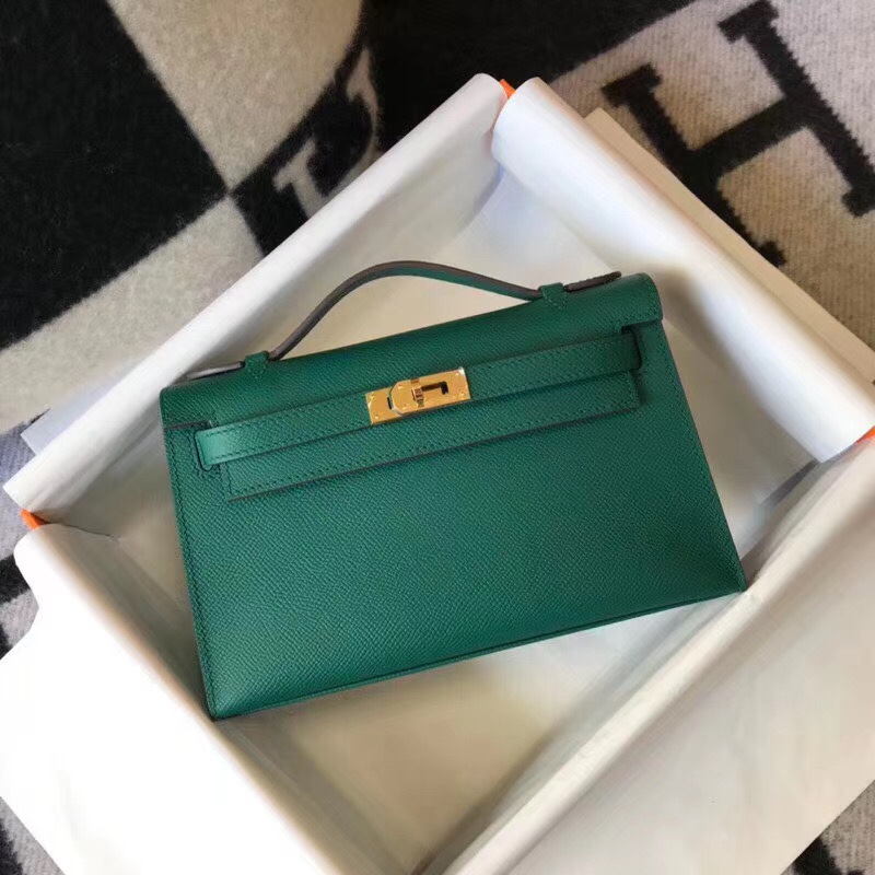 H**mes mini kelly pochette-epsom leather-22cm
