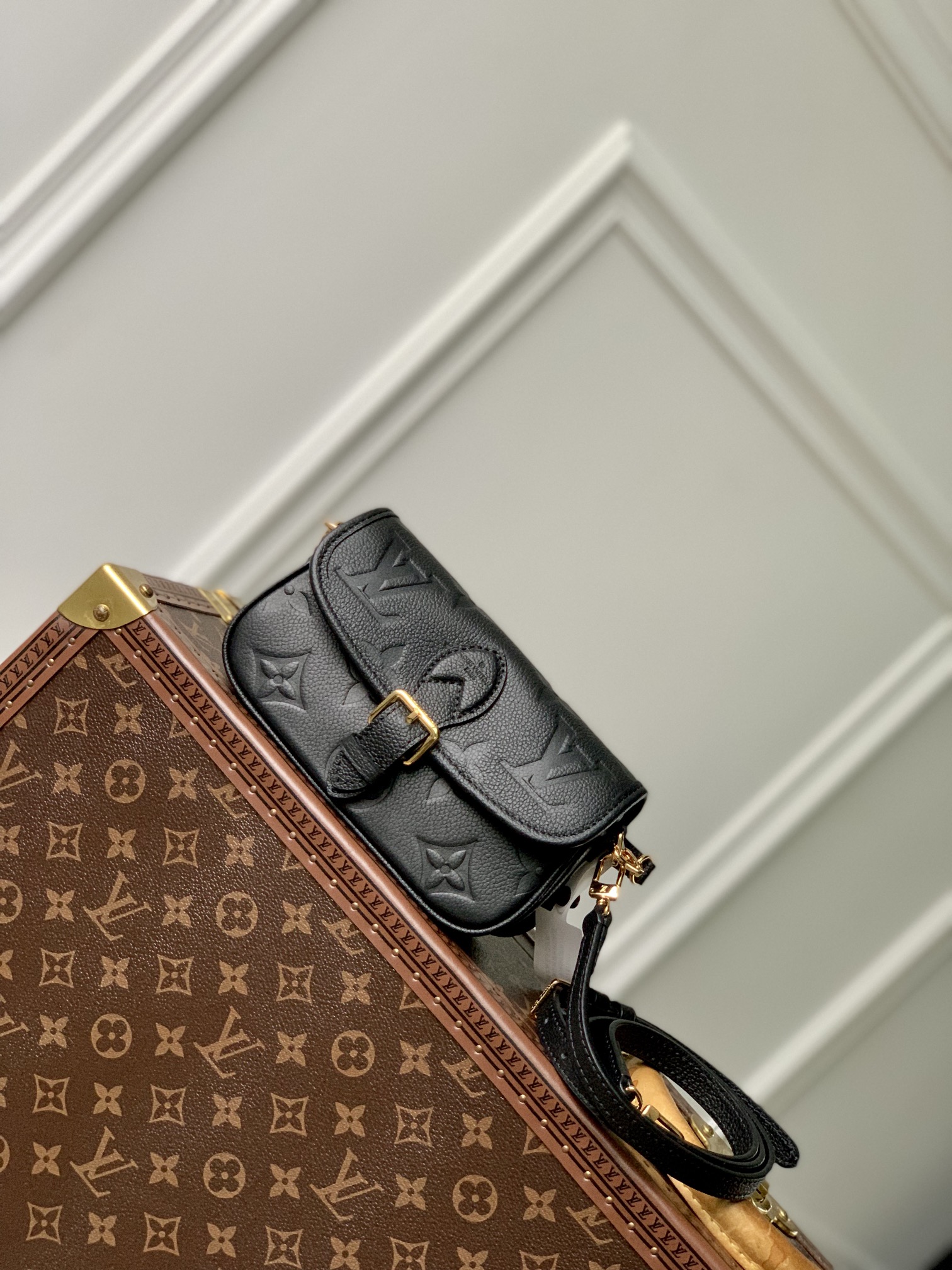 l0*is V*t0n nano diane handbags-m83566-19*10.5*6cm