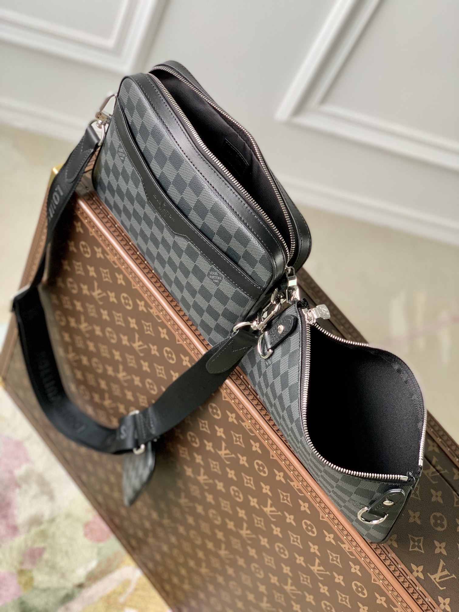 l0*is V*t0n trio messenger bag-m24754-25×18.5×7cm