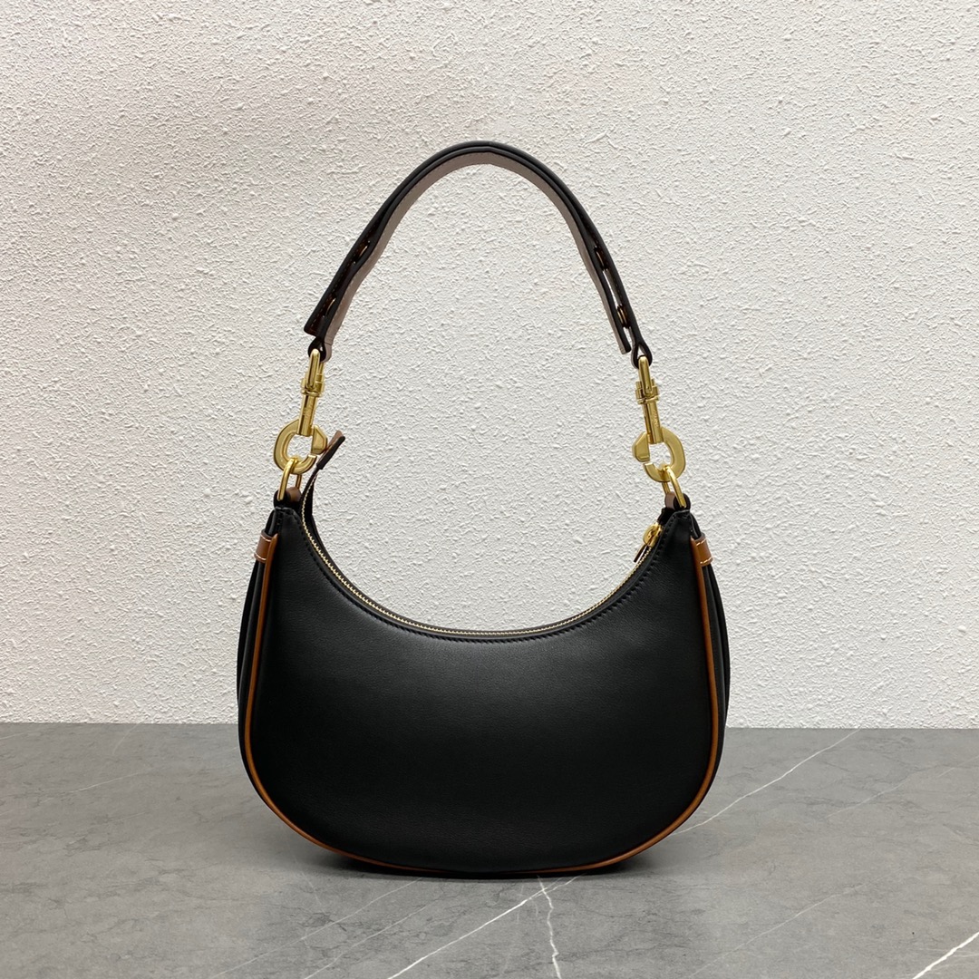 Ce**e brown leather ava hobo-24×13×7cm