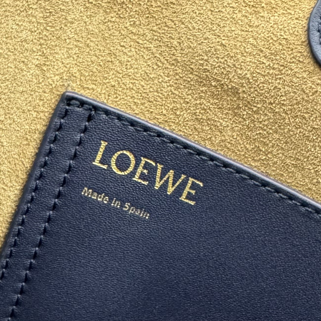 L0ew* pebble bucket bag-24.5*23.5*28cm
