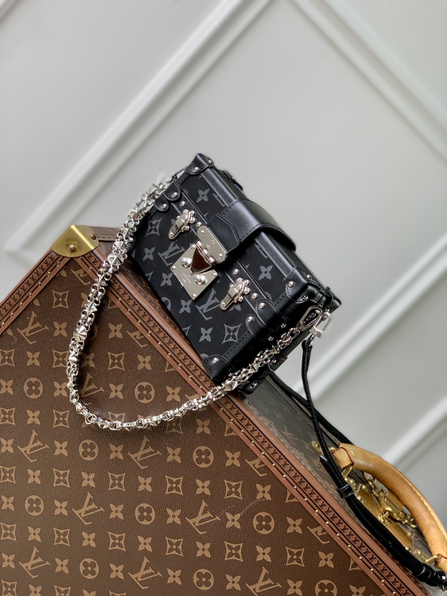 l0*is V*t0n petite malle handbags-m22895-20 x 12.5 x 6cm