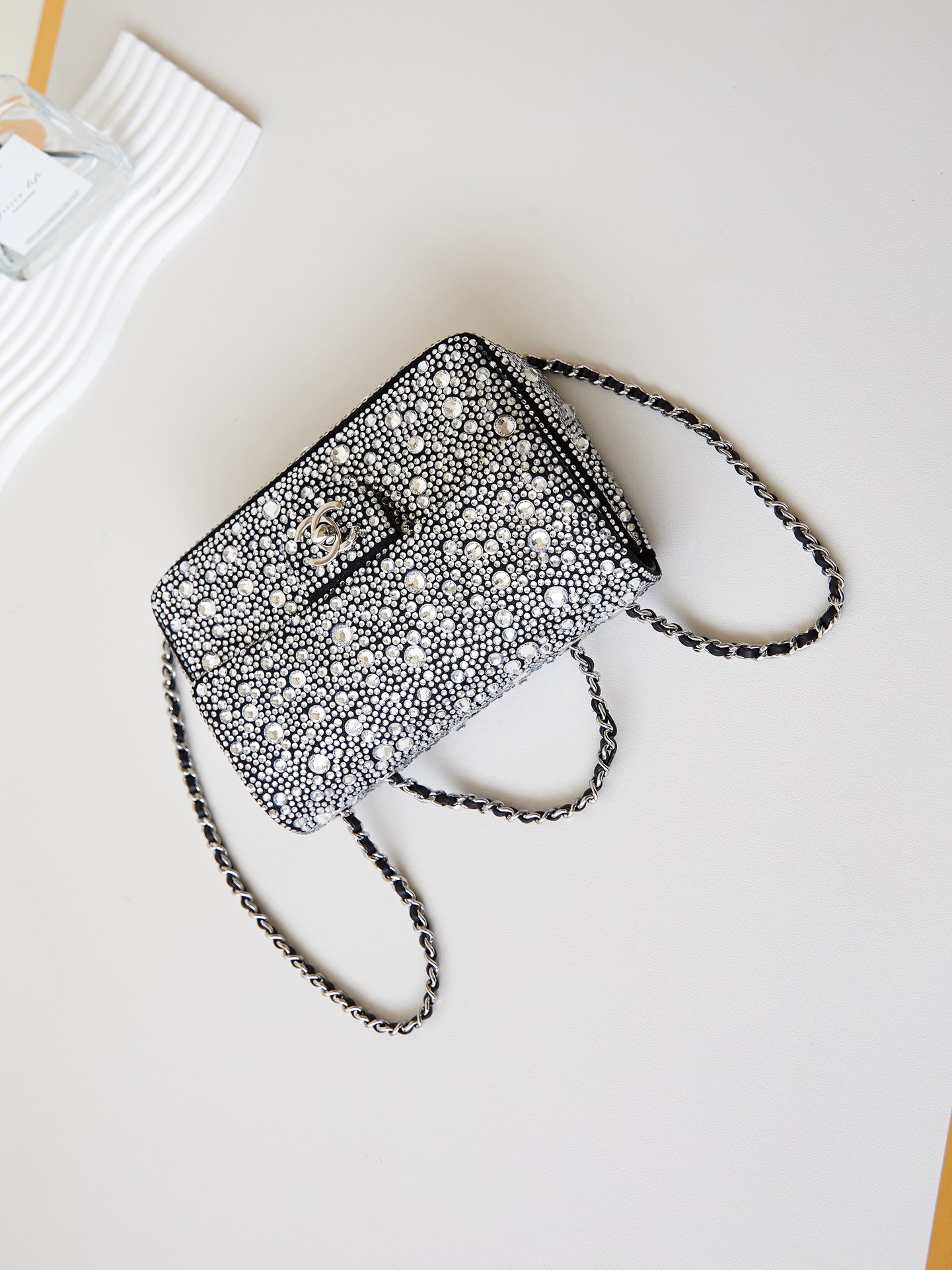 Ch@nel Flap Bag-12.5*17*5CM