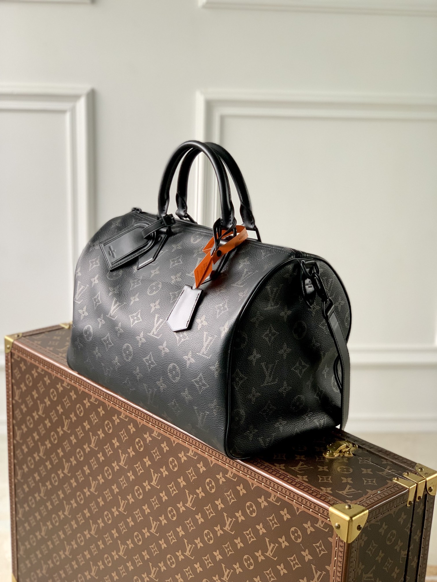 l0*is V*t0n speedy p9 bandoulière 40 monogram leather -40 x 26 x 23cm