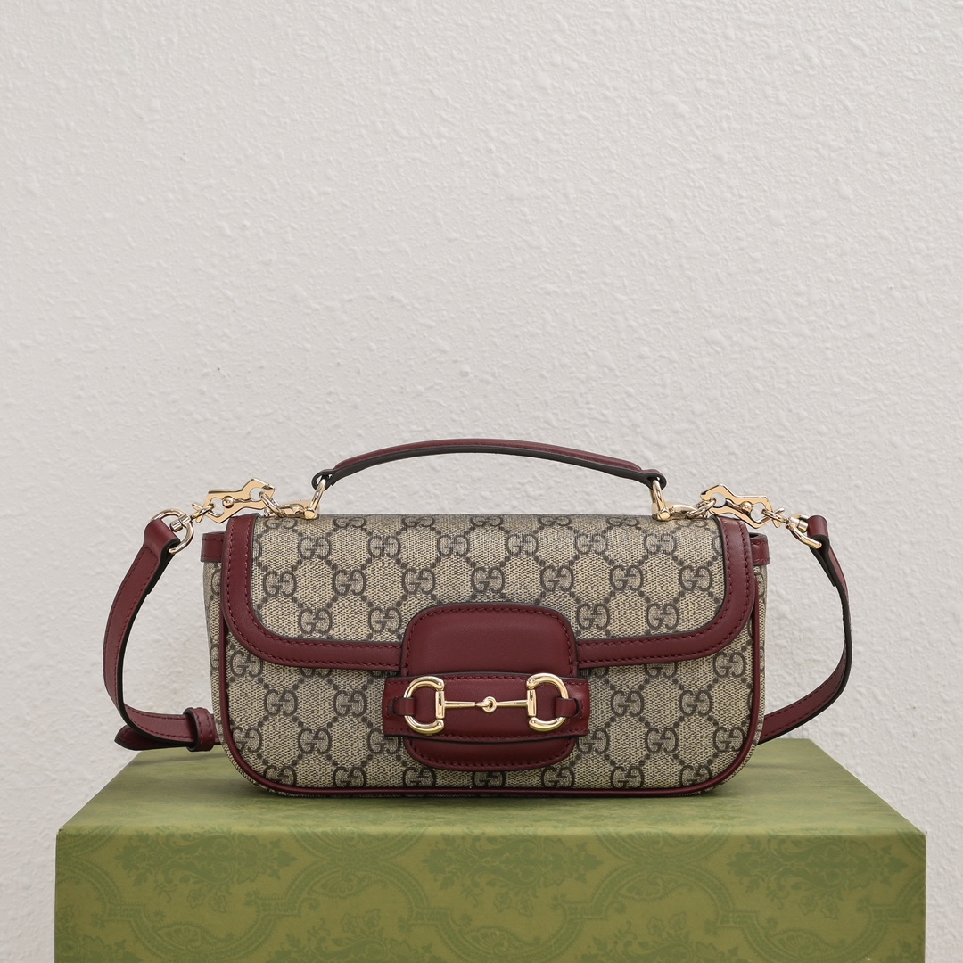 G*u*i horsebit 1955 bag-22.5*12.5*5.5cm