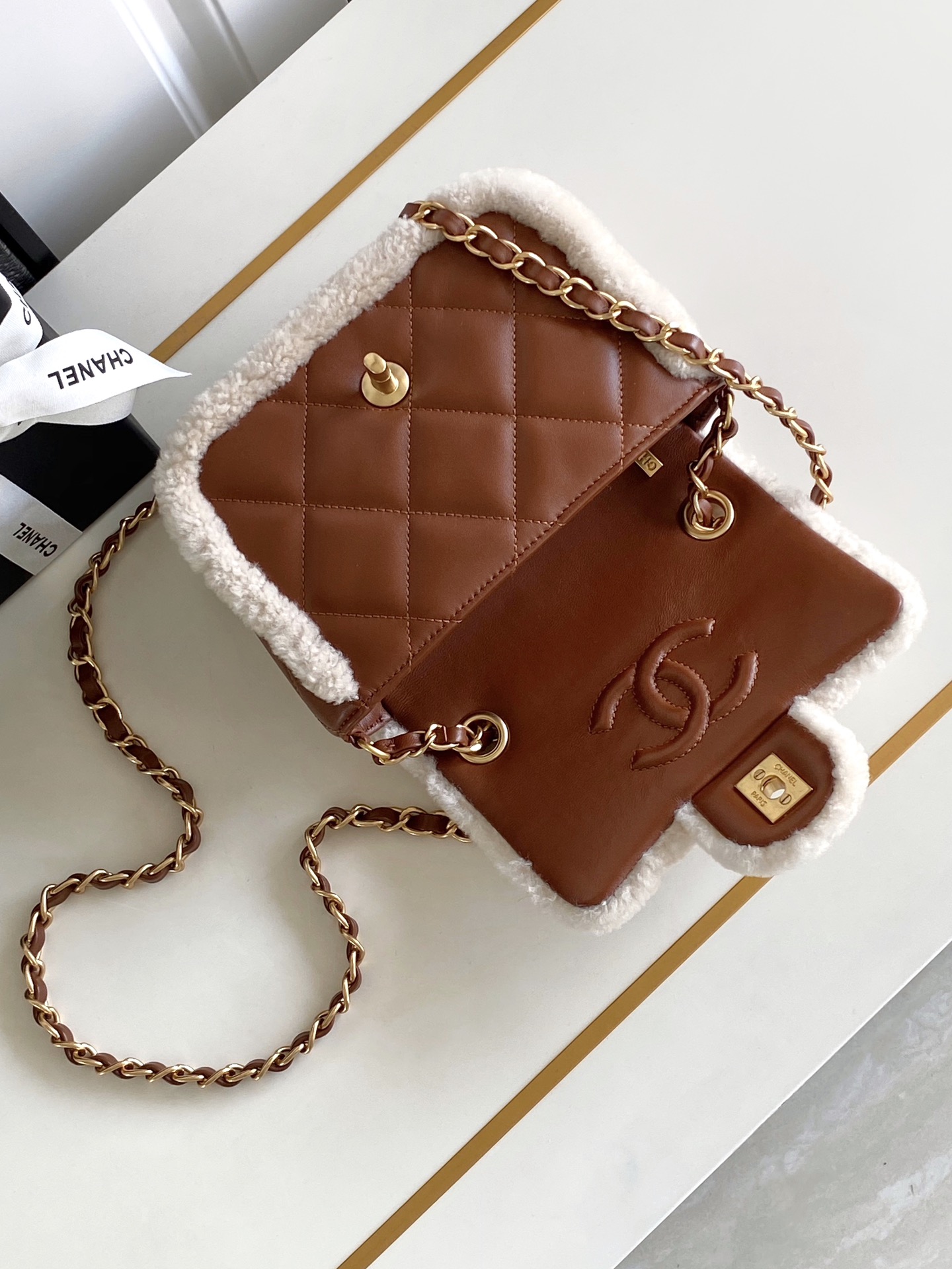Ch@nel Flap Bag-12x 18x6CM