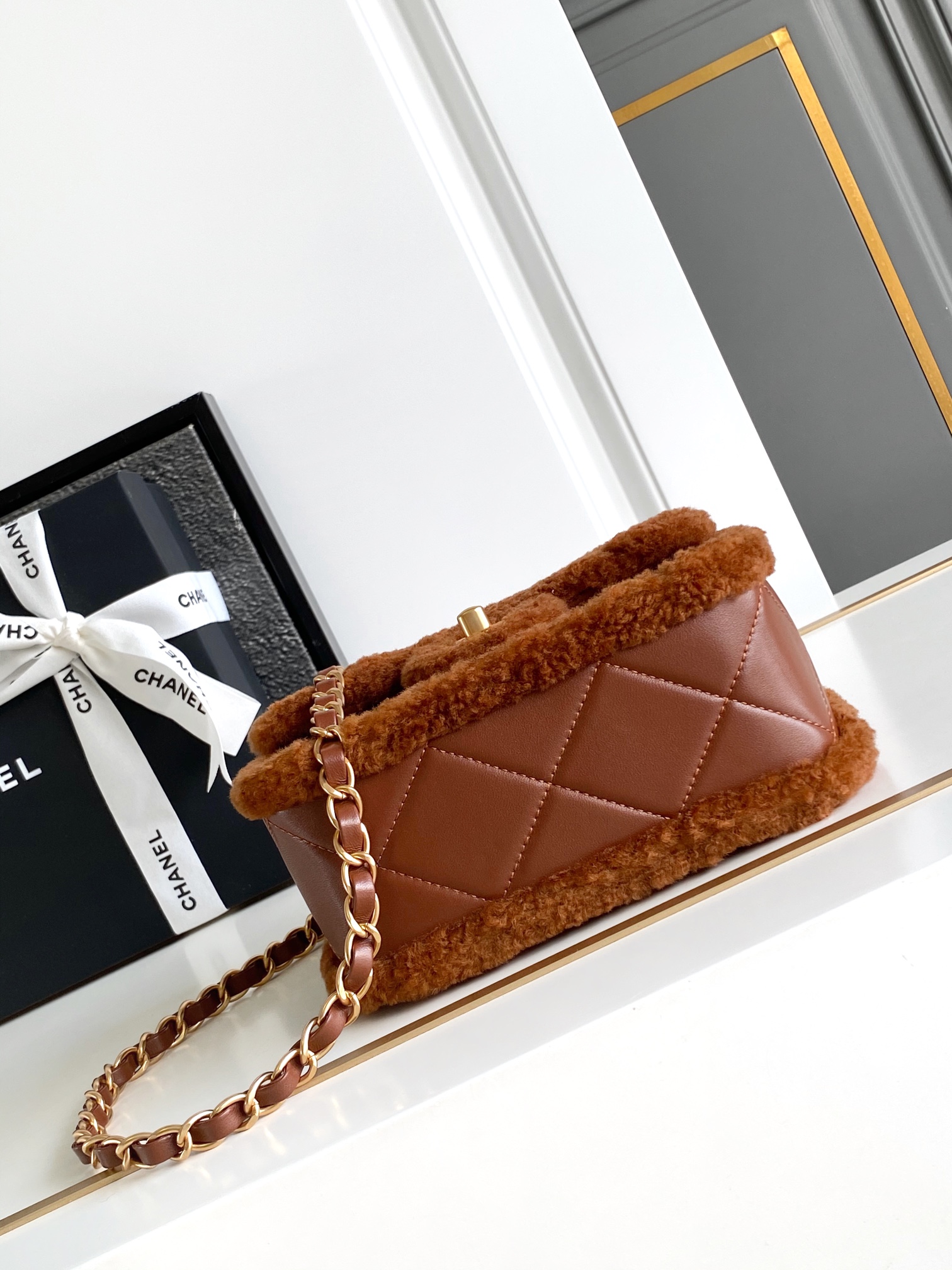 Ch@nel Flap Bag-12x 18x6CM