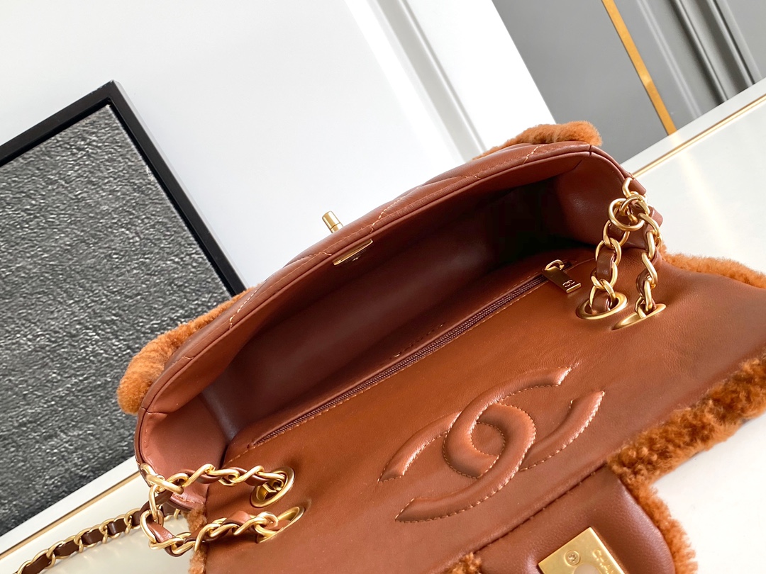 Ch@nel Flap Bag-16 x 23.5 x7.5CM