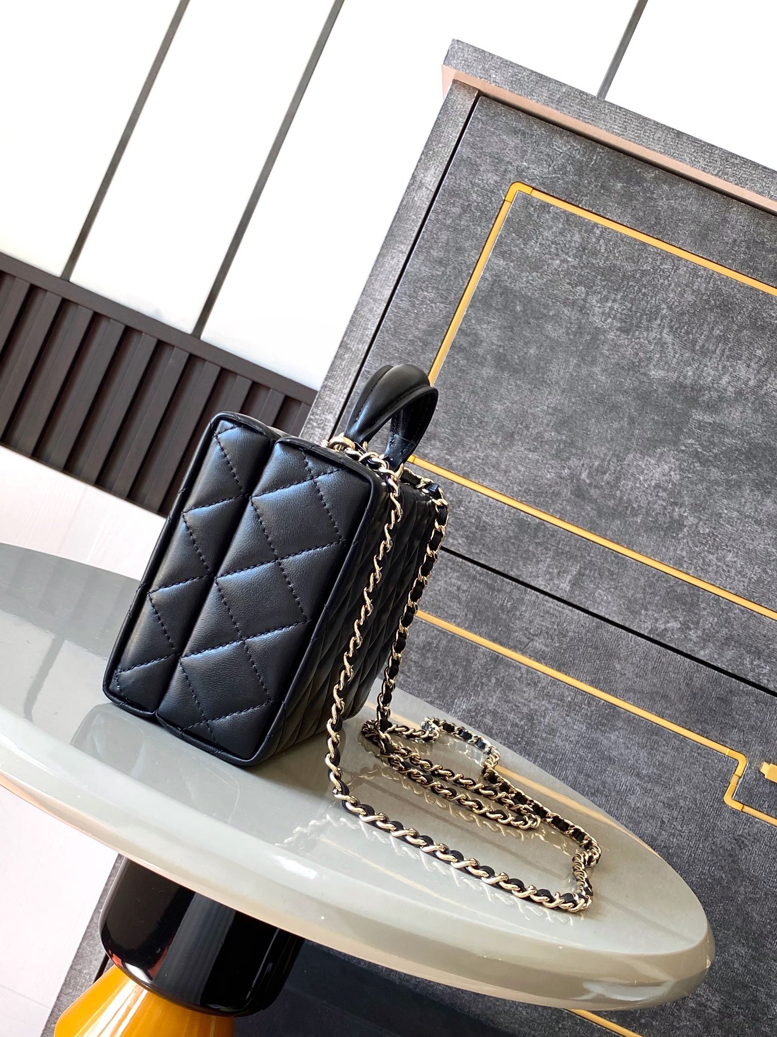 Ch@nel Cosmetic Bag-12.5 X 18 X 6.5CM