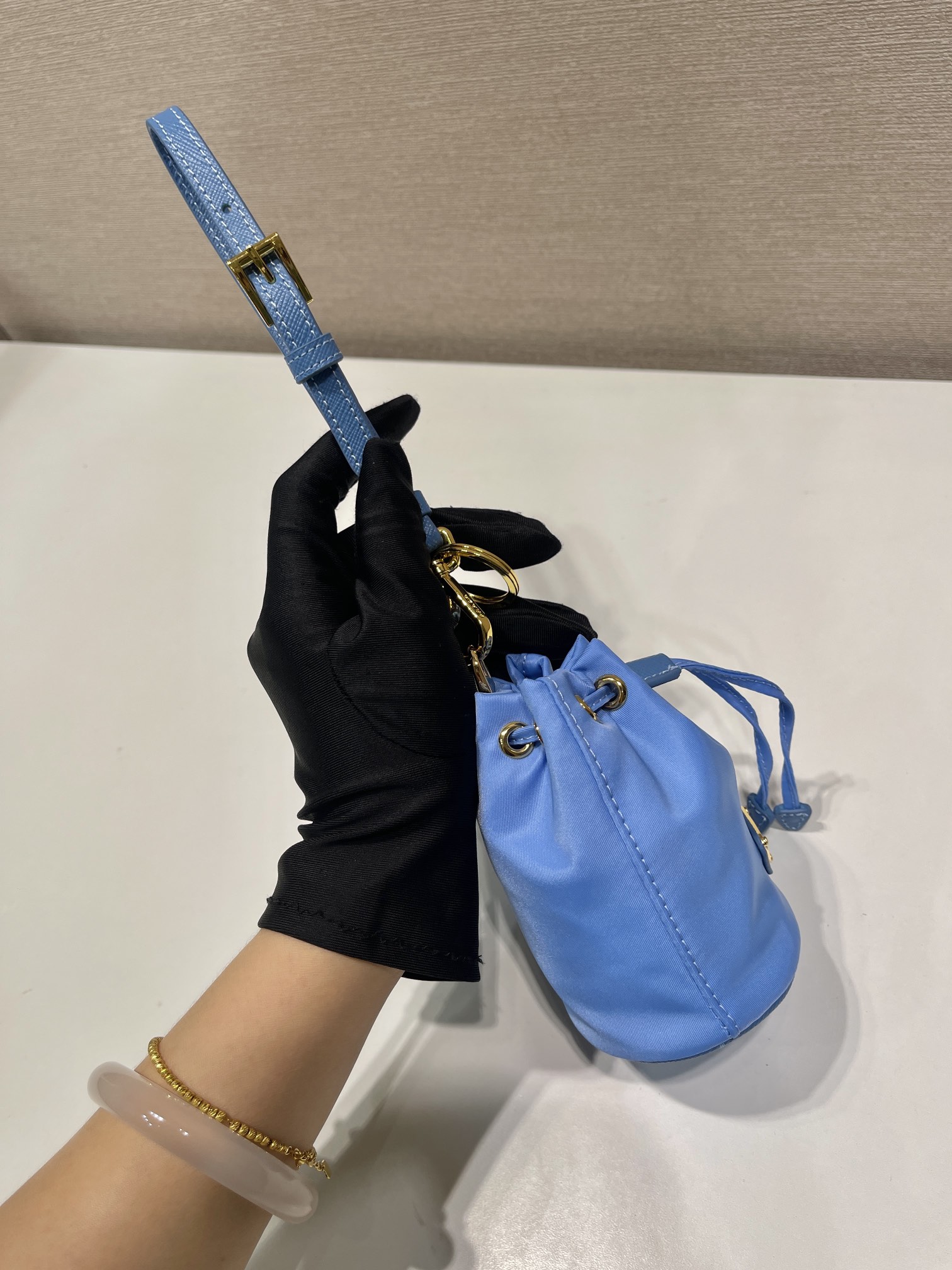 Pra*a 1tt202 re-nylon mini bag-8.5*10.5cm