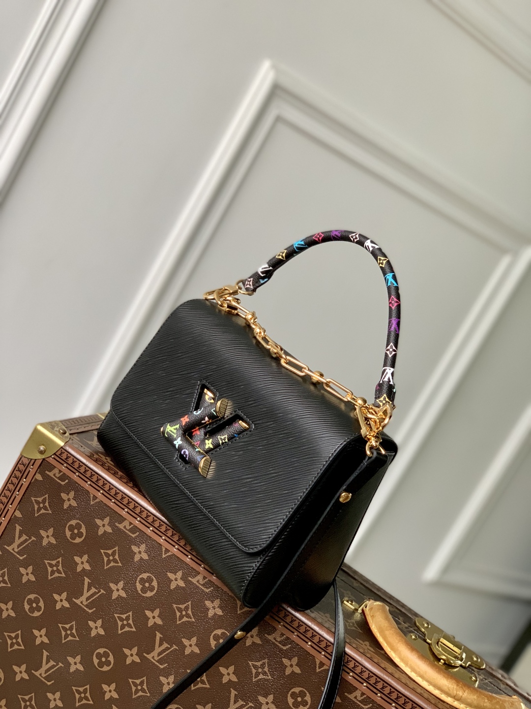 LV x TM Twist MM Slim Epi Leather - Women Bags-M13678-16 x 8 x 23CM