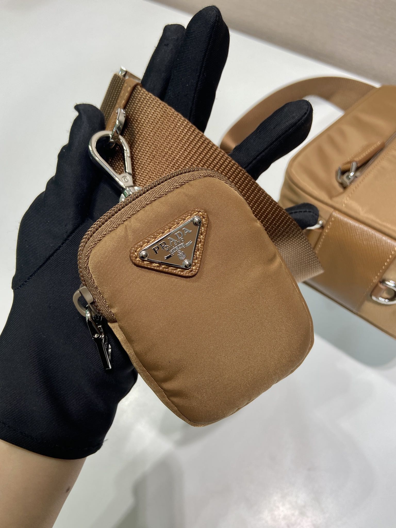 Pra*a 1bc167 crossbody bag -23*15*7cm