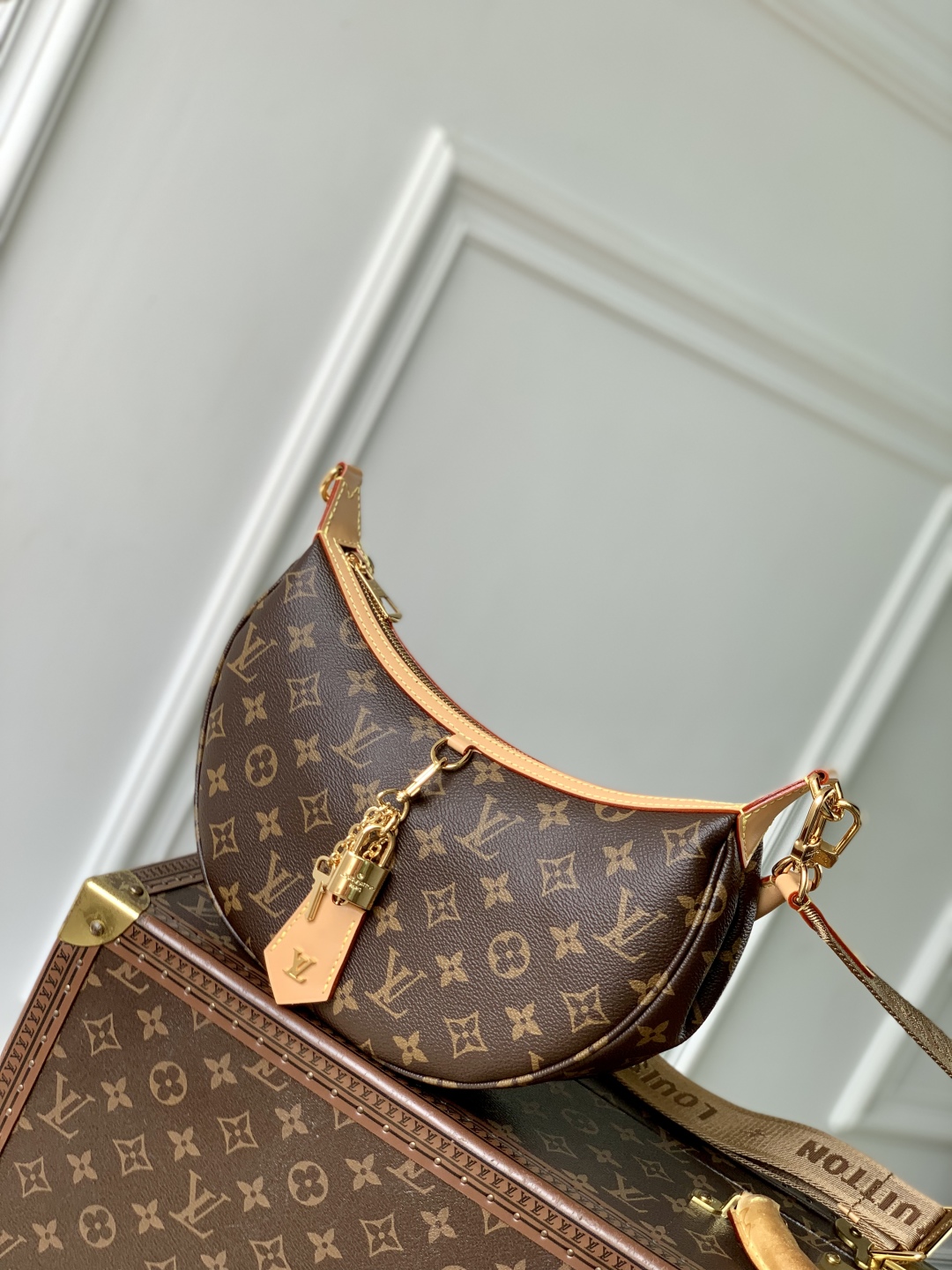 l0vis Vvtt0n loop hobo handbags-m12939-22 x 9 x 33cm