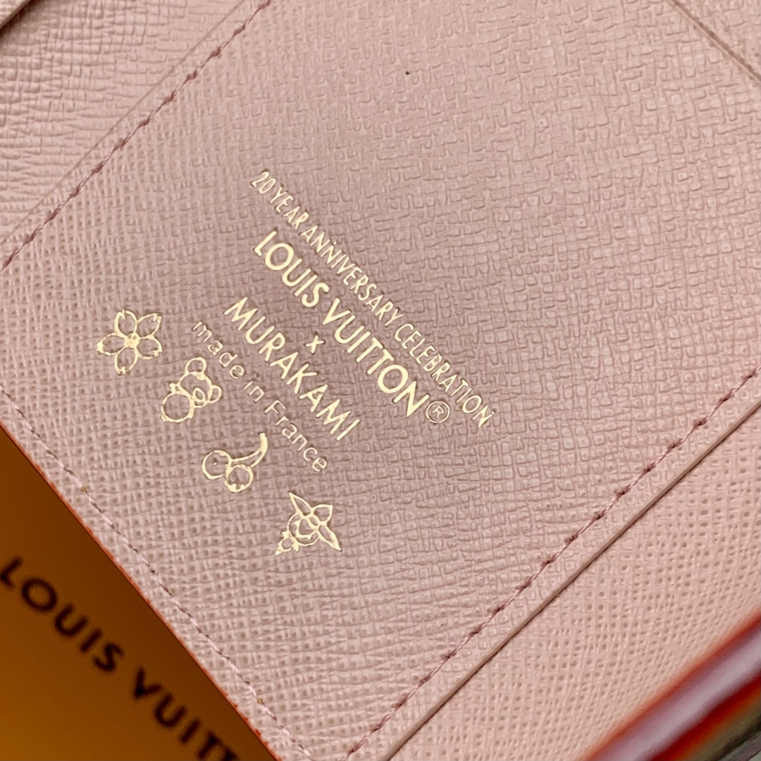 l0vis Vvtt0n x murakam wallet-12 x 9.5 x 2.5cm