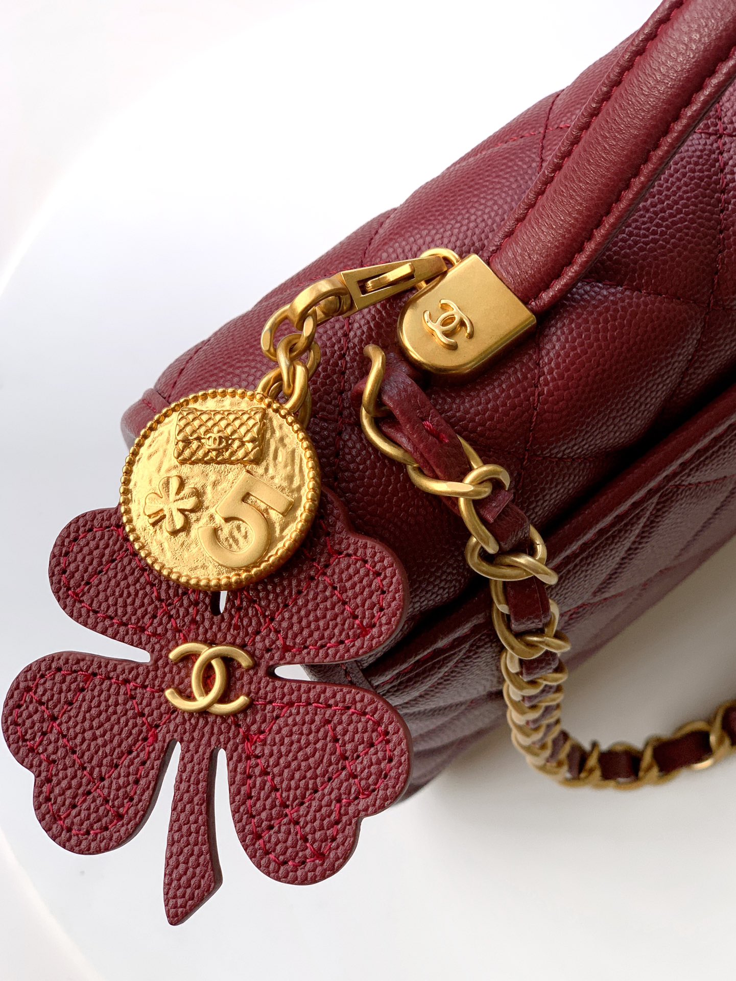 Ch@nel Flap Bag- 16.5×25× 8.5CM