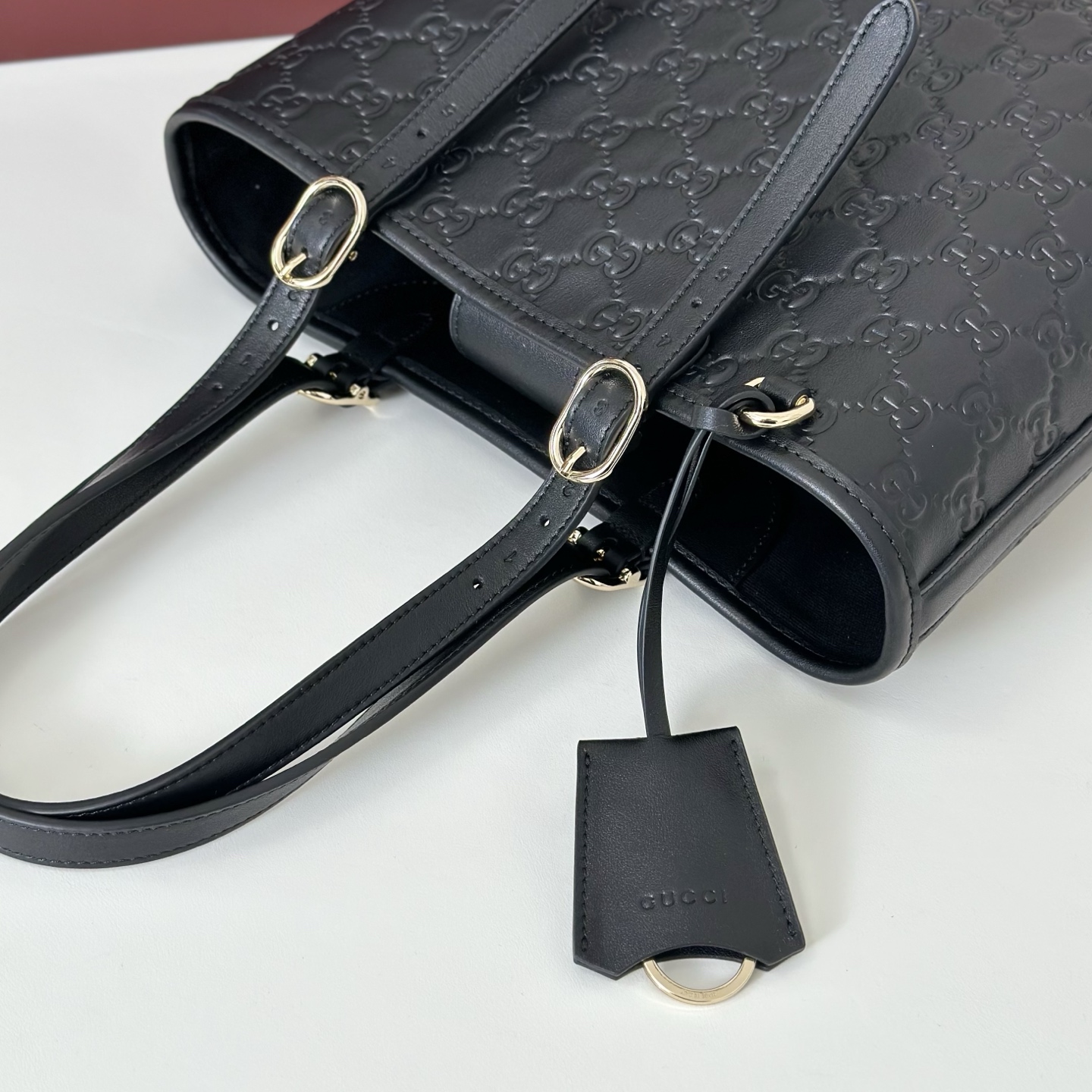 Guc-ci GG Emblem Tote Bag-25*20*10CM