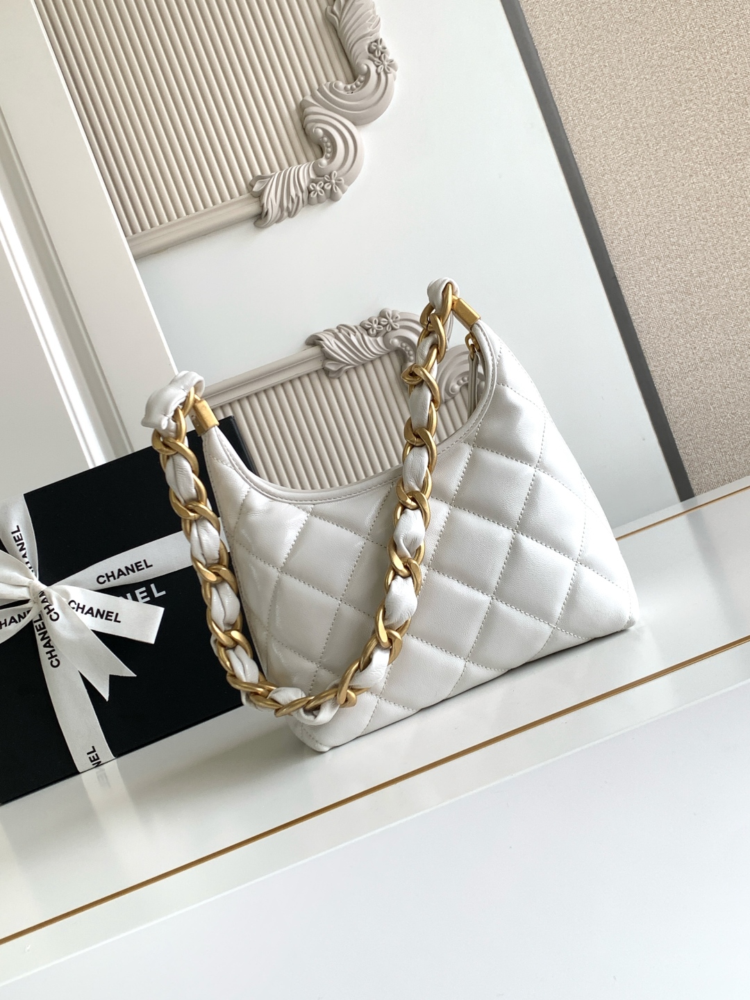Ch@nel 2025SS Hobo Bag-22.5x19.5x8.5CM