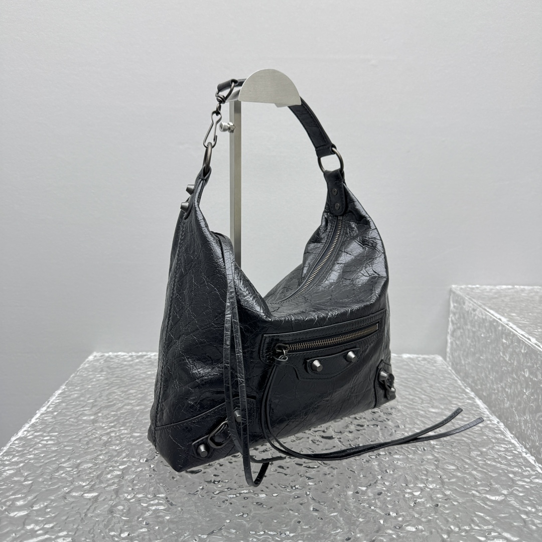 Ba1en*iaga Le City Hobo Bag-28*10*27&37*11*35CM
