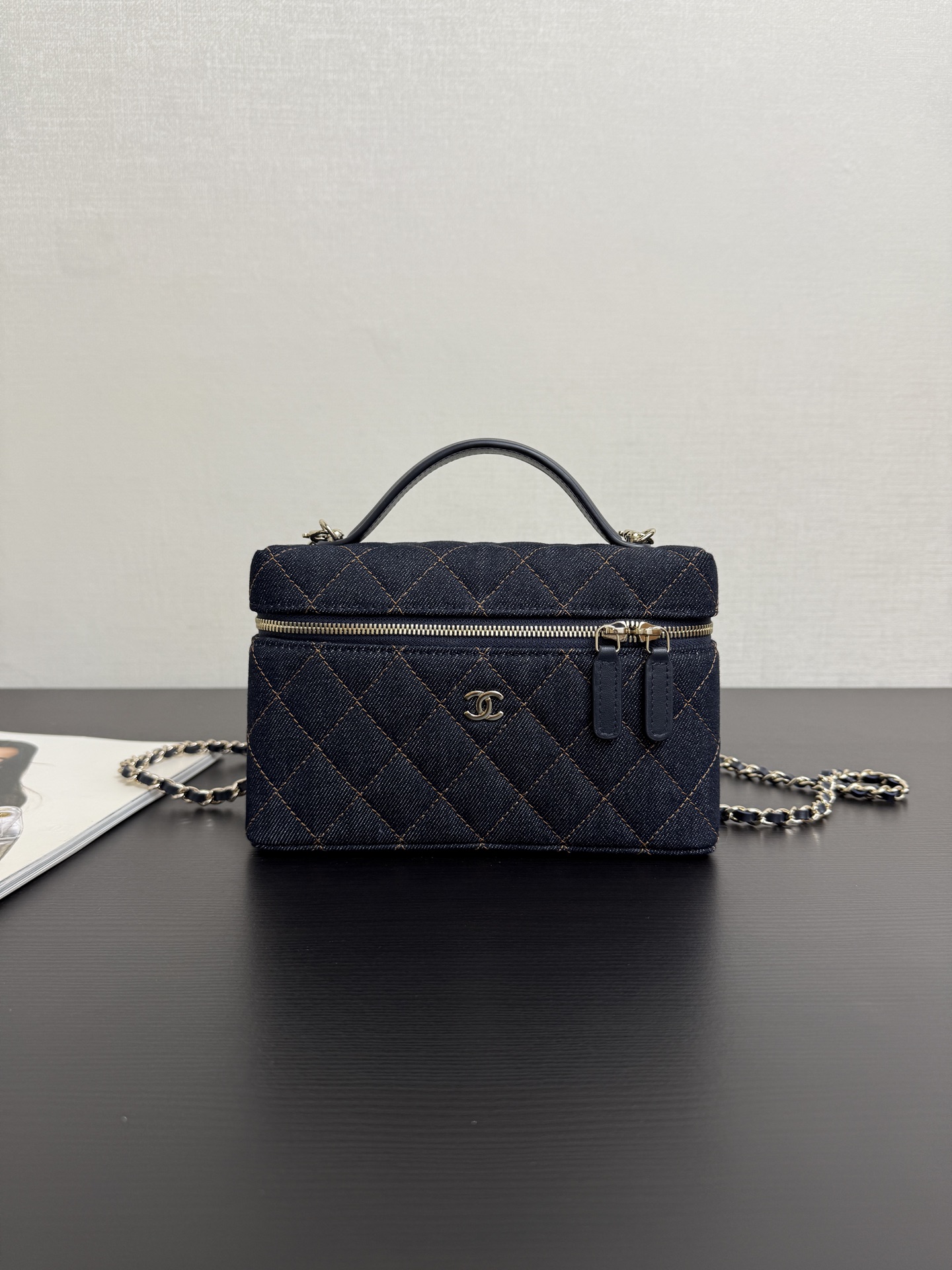 Ch@nel Cosmetic Bag-19.5×17×5CM