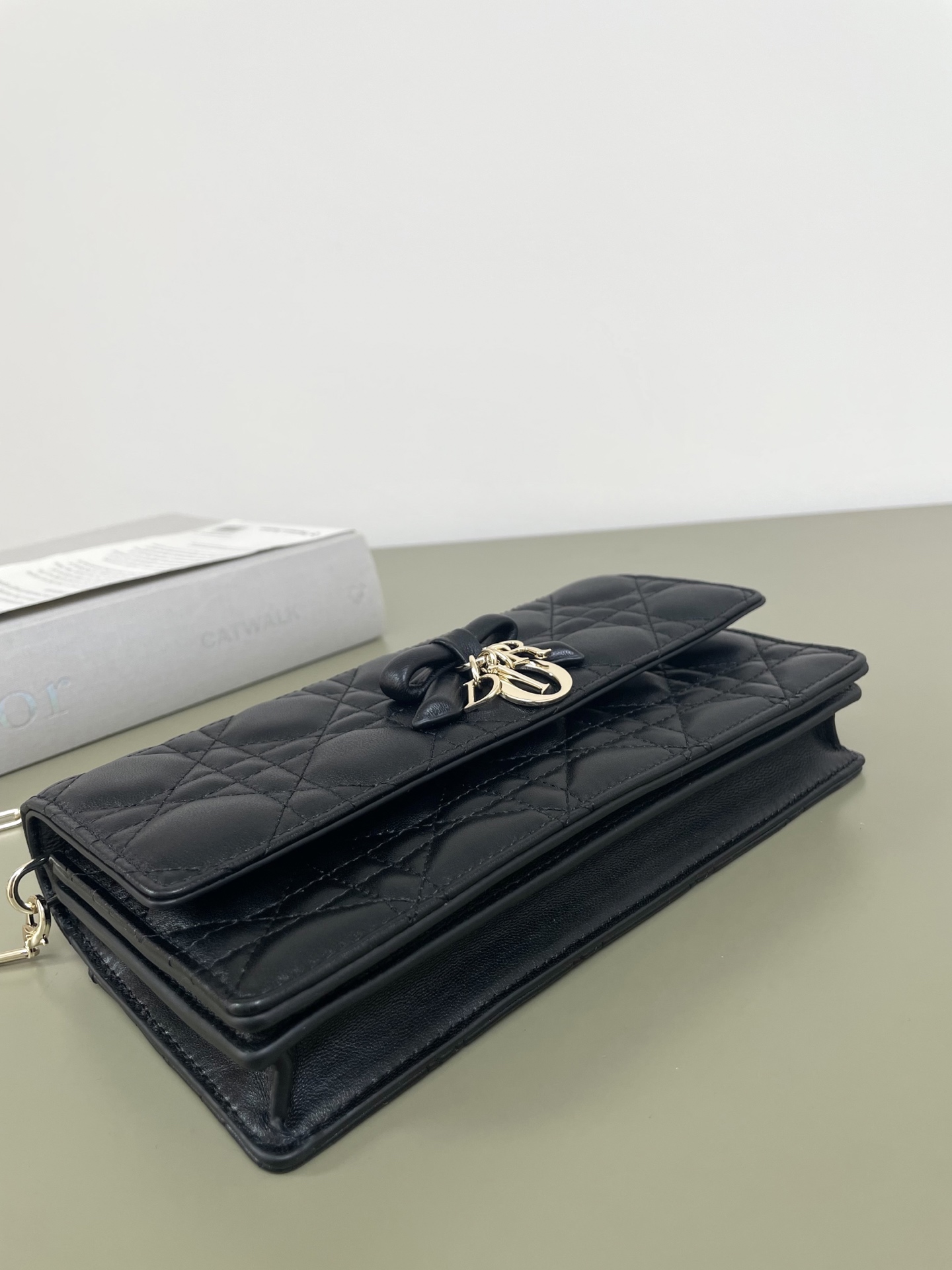Diro My D10r Mini Bag Rouge Hermitage Cannage Lambskin-21*11.5*4.5CM