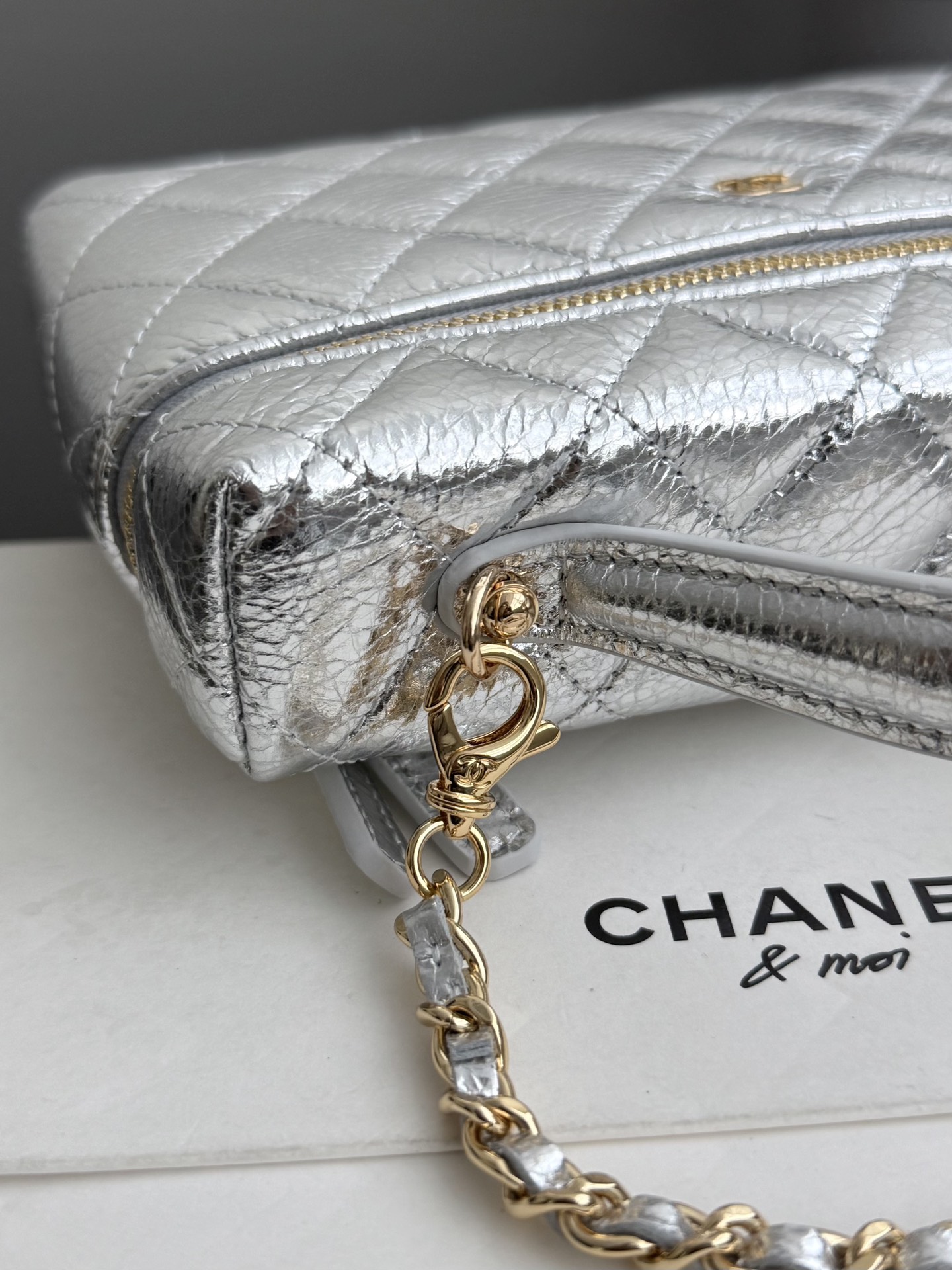 Ch@nel Cosmetic Bag-19.5×17×5CM