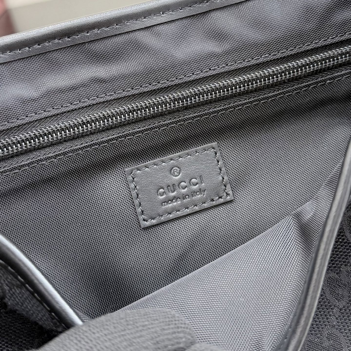 Gv*c* GG Canvas Small Crossbody Bag In Black GG canvas-25*20*8.5CM