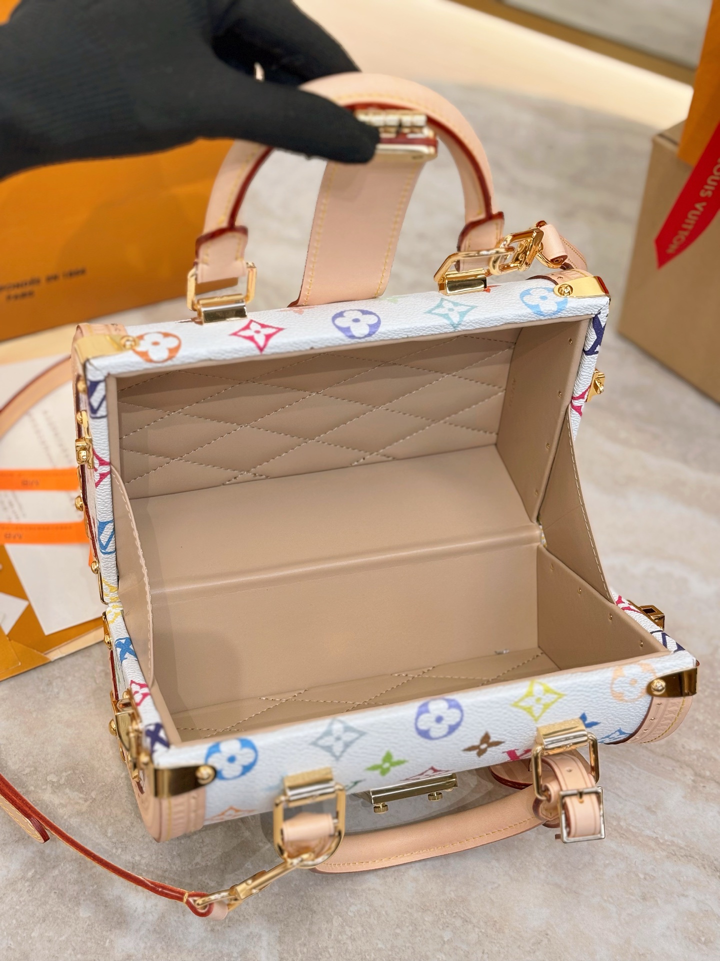 LV x TM Speedy Trunk 20 Monogram-21x15x13CM
