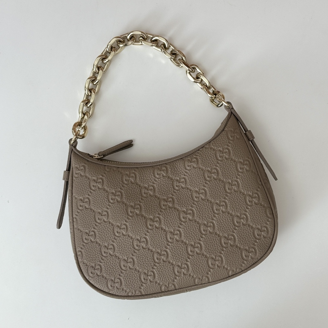 Gv*c* GG Emblem Medium Shoulder Bag-25.5*20CM