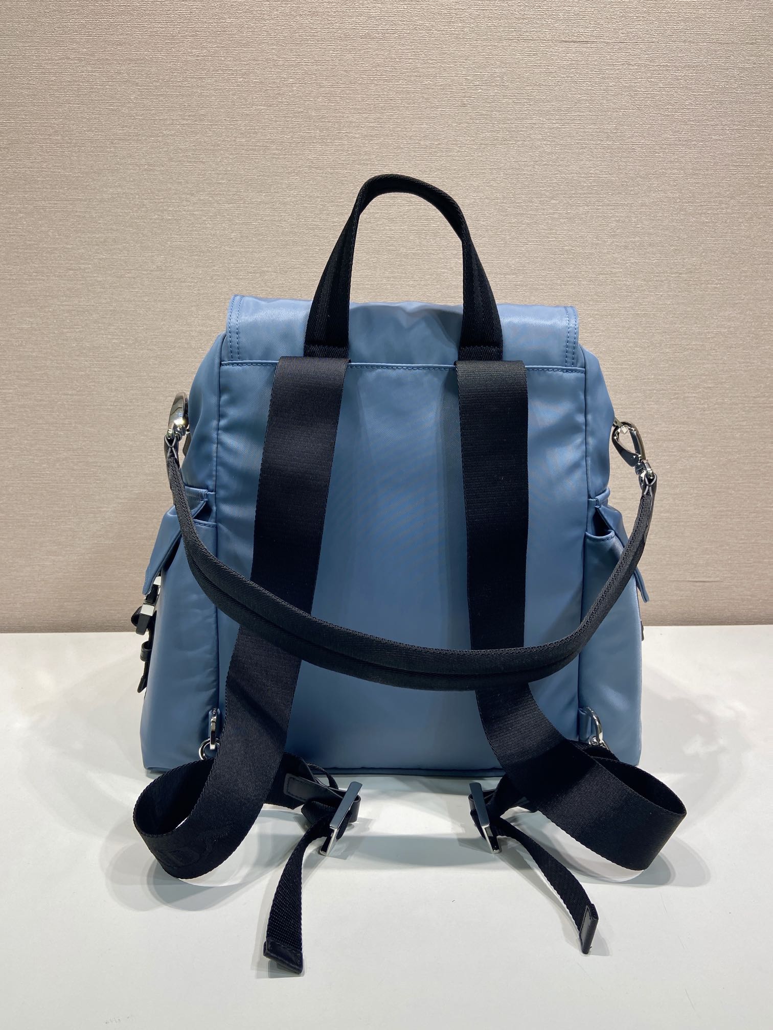 Pra*a Aviation/blau Pra*a Explore Rucksack Aus Re-nylon Backpack-2VZ118-39*37*20CM