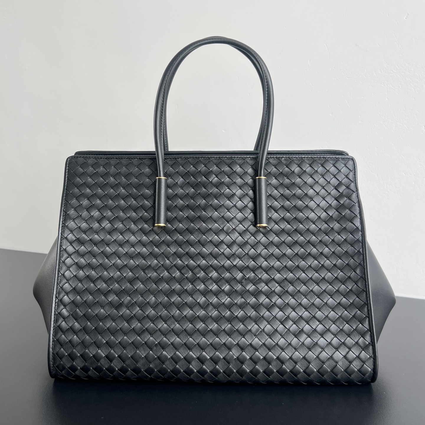 B0tt*ga Ven*ta Barbara Intrecciato Leather Tote-37x27x24CM