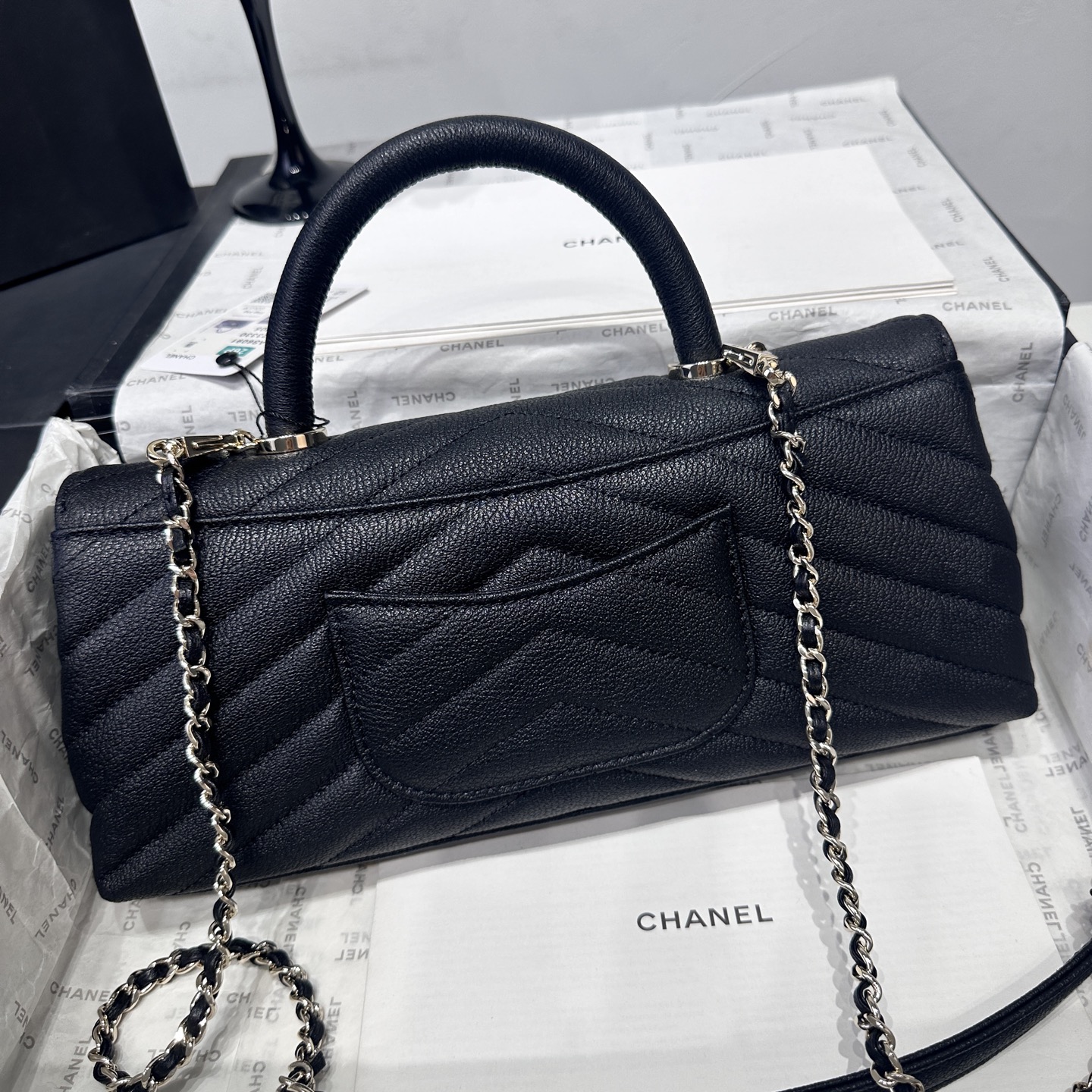 Ch@nel Coco Handle Flap Bag-32CM