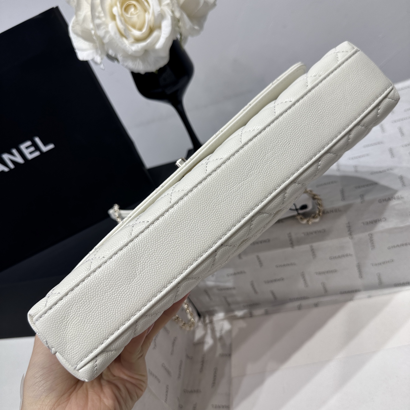 Ch@nel Coco Handle Flap Bag-32CM