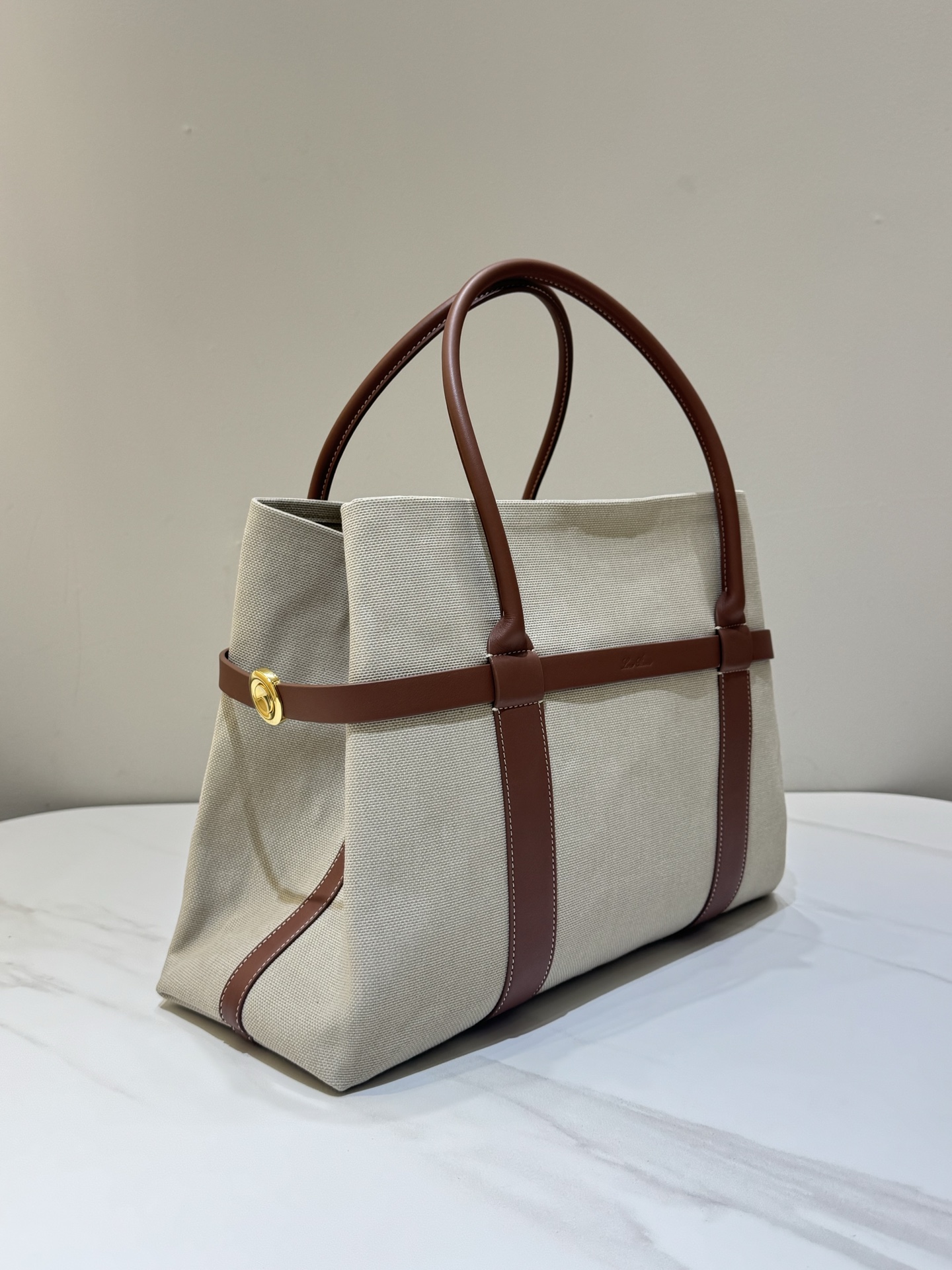 L0r0 P1ana Ghiera Shopper Bag-40*26*18CM