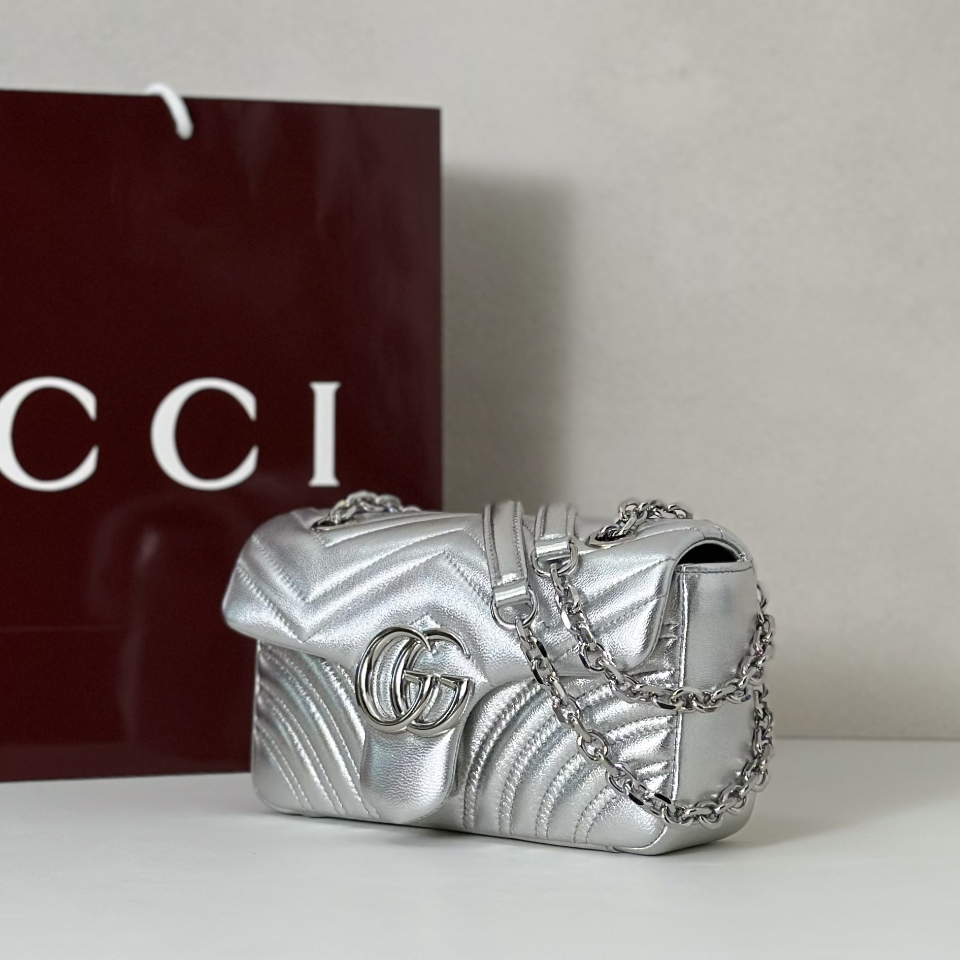 Gvc*1 Marmont Bag-14*23*6CM