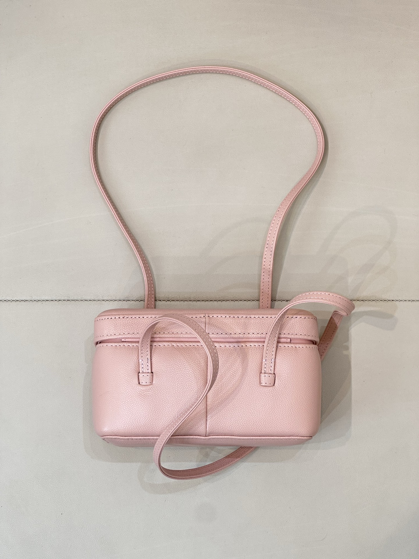 Ch@nel Long Vanity With Leather Strap-19CM