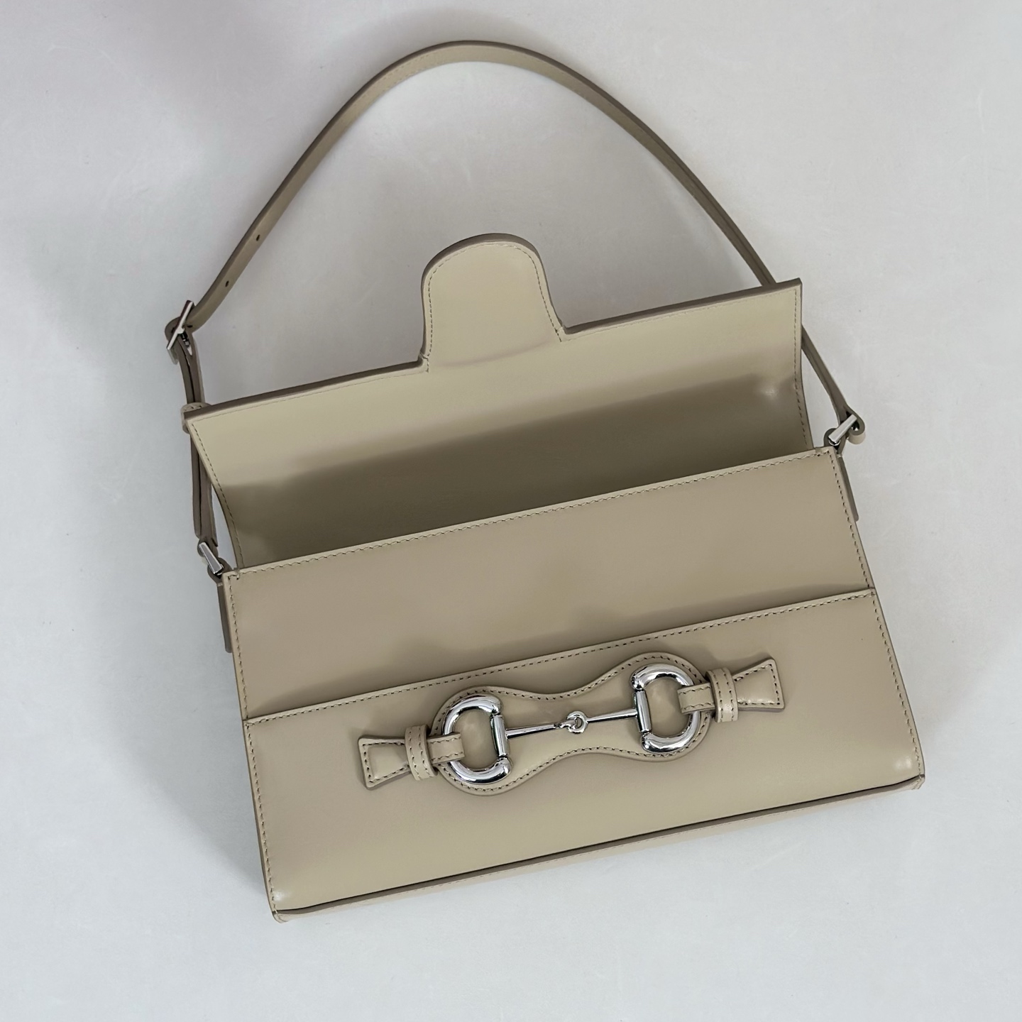 Guc*ci Horsebit Ristretto Bag-26*4.5*14.5CM