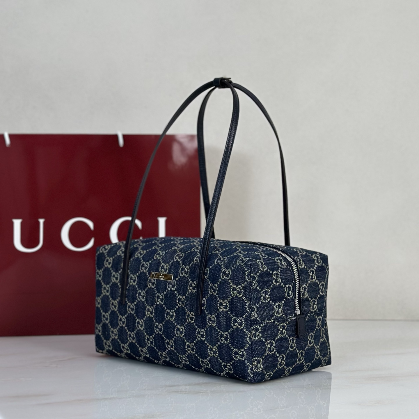 Guc*ci Melrose Medium Boston Bag-29*14*15CM