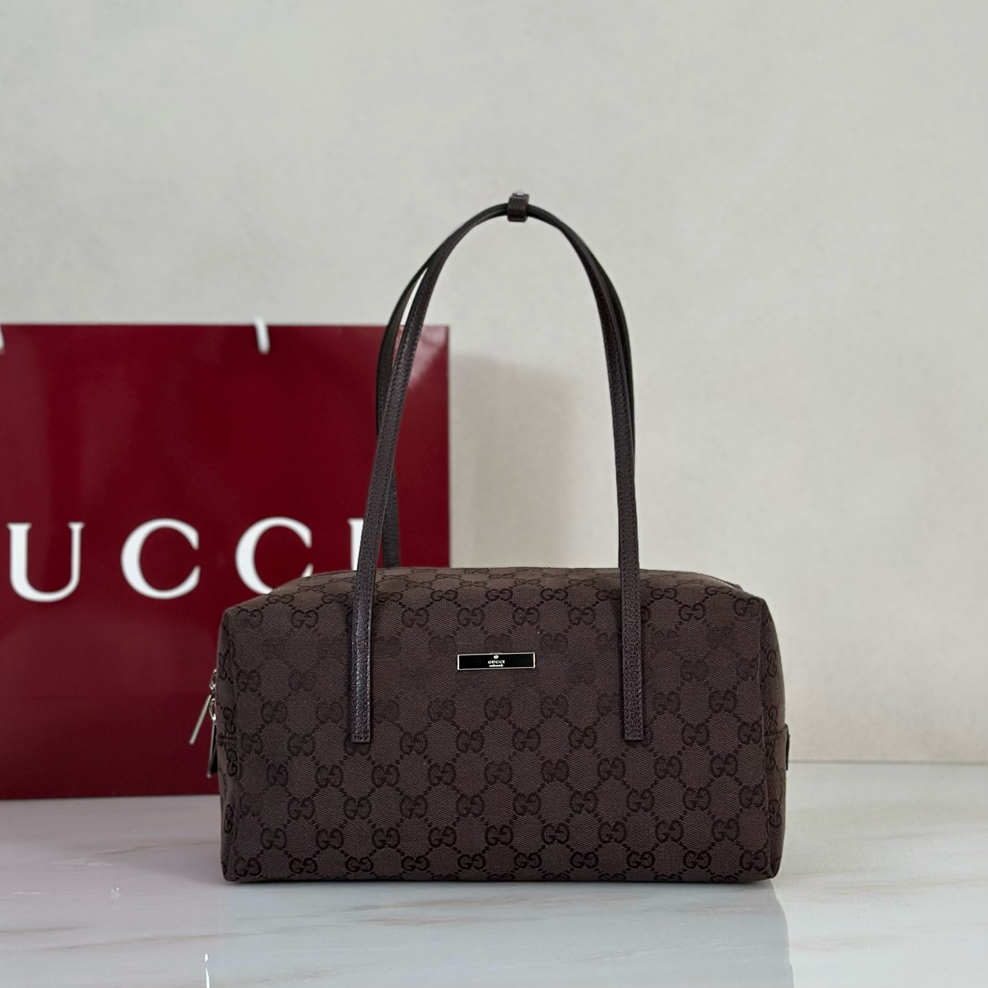 Guc*ci Melrose Medium Boston Bag-29*14*15CM