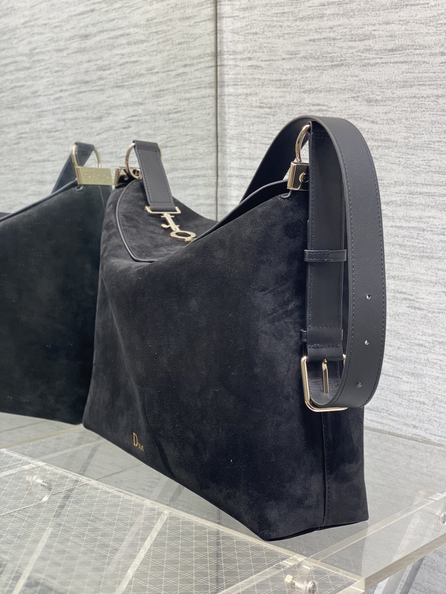 Diro 2026ss Chrustian Hobo Bag(Gold)-28*24*8CM/33*27*9CM/39*29*11CM