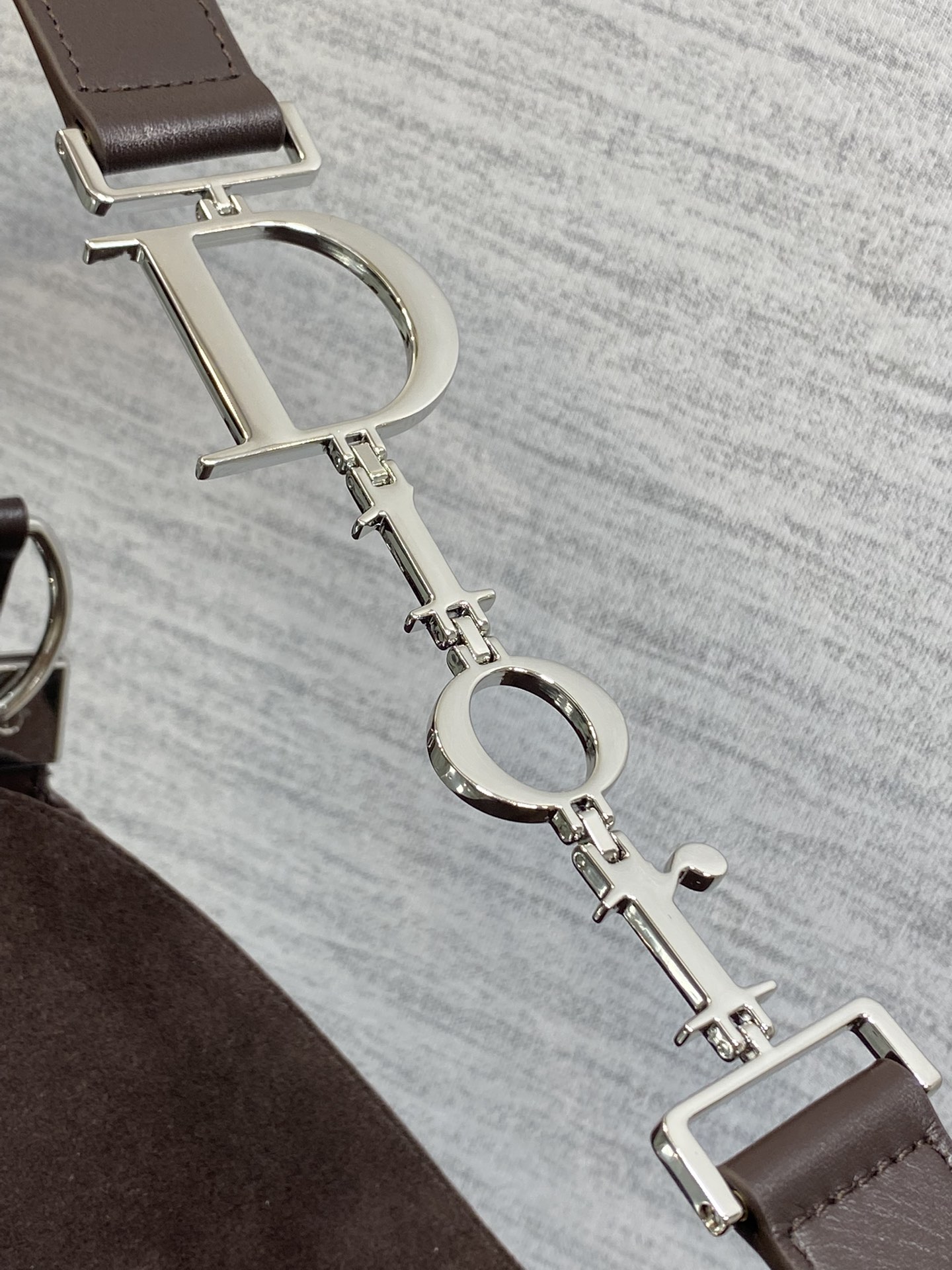 Diro 2026ss Chrustian Hobo Bag(Silver)-28*24*8CM/33*27*9CM/39*29*11CM