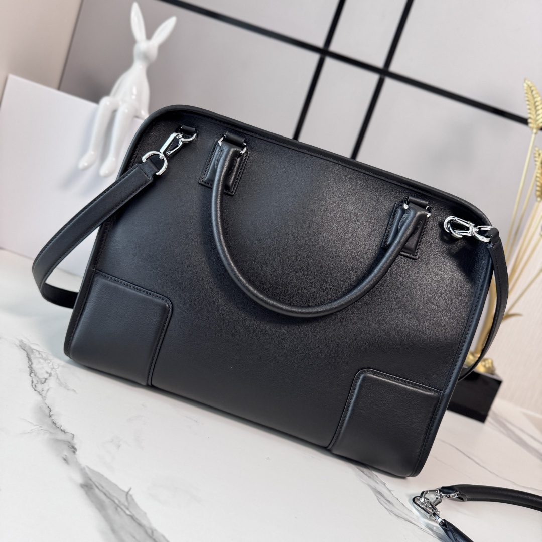 Amazona 180 Bag In Soft Calfskin Black-34.5*14*27CM